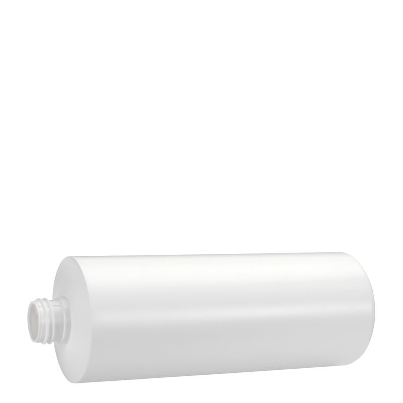 Plastična flaša 500 ml 'Pipe', Green HDPE, bijela, otvor: GPI 24/410