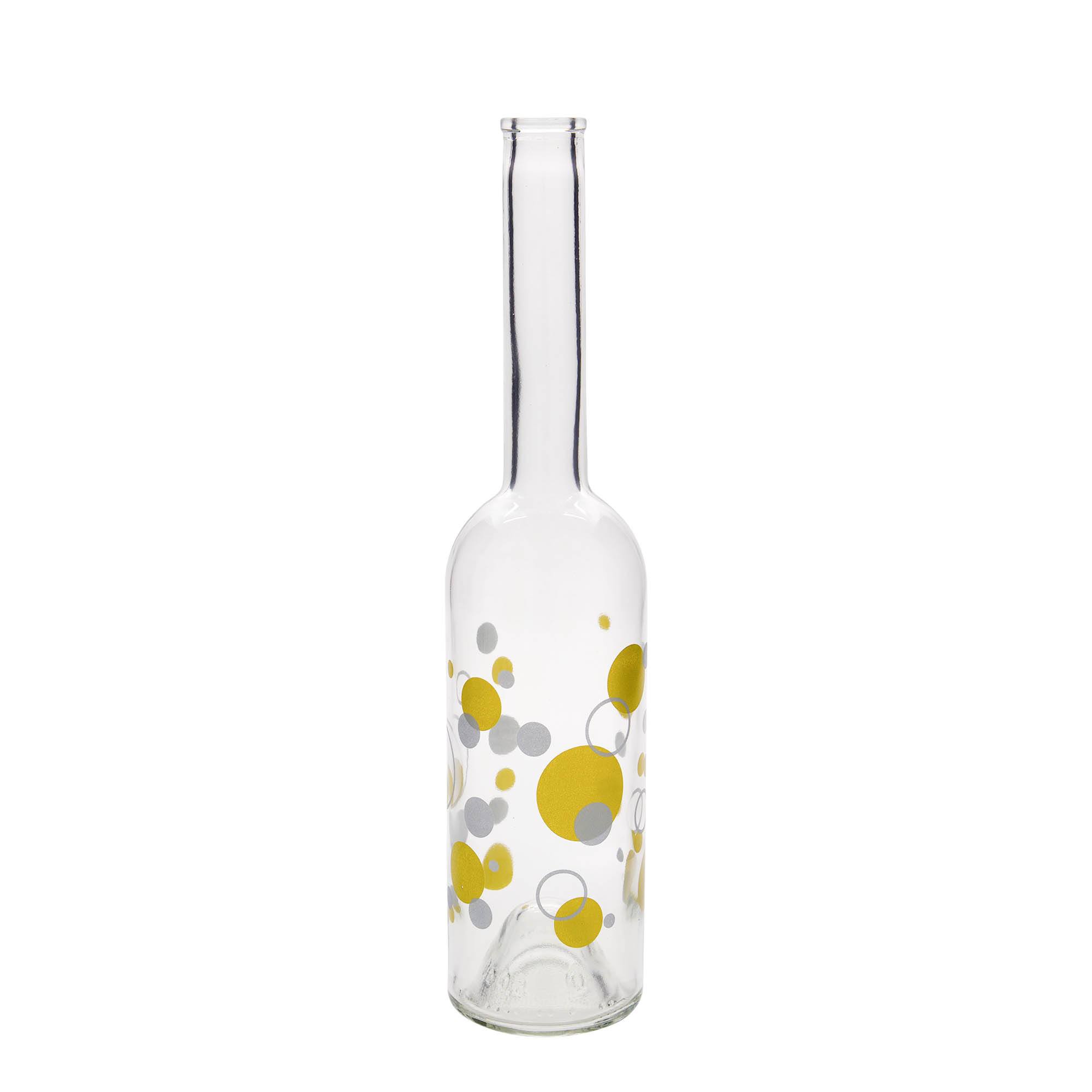 Staklena flaša 500 ml 'Opera', motiv: Tačke, otvor: Pluto Staklena flaša 500 ml 'Opera', motiv: Tačke, otvor: Pluto