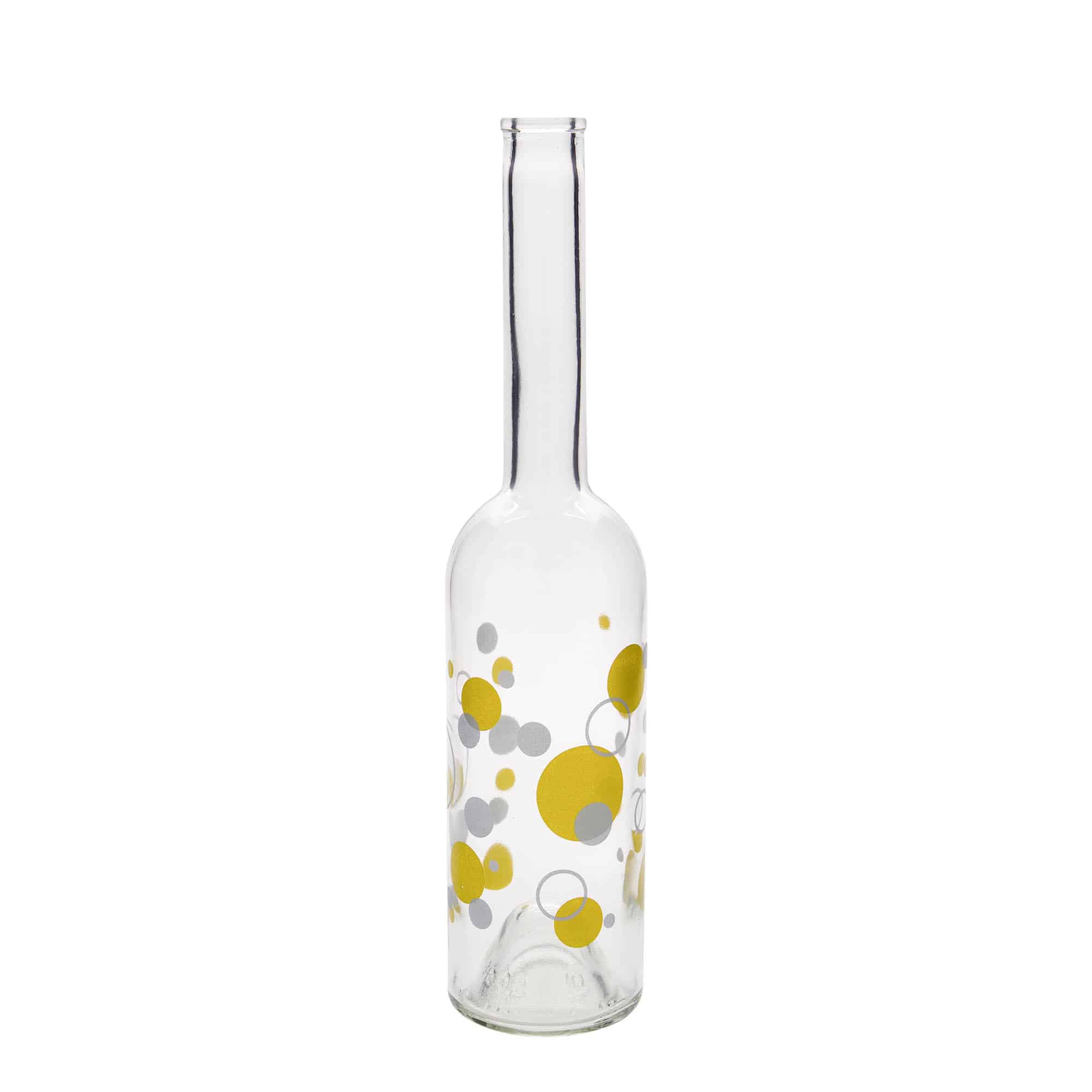 Staklena flaša 500 ml 'Opera', motiv: Tačke, otvor: Pluto Staklena flaša 500 ml 'Opera', motiv: Tačke, otvor: Pluto