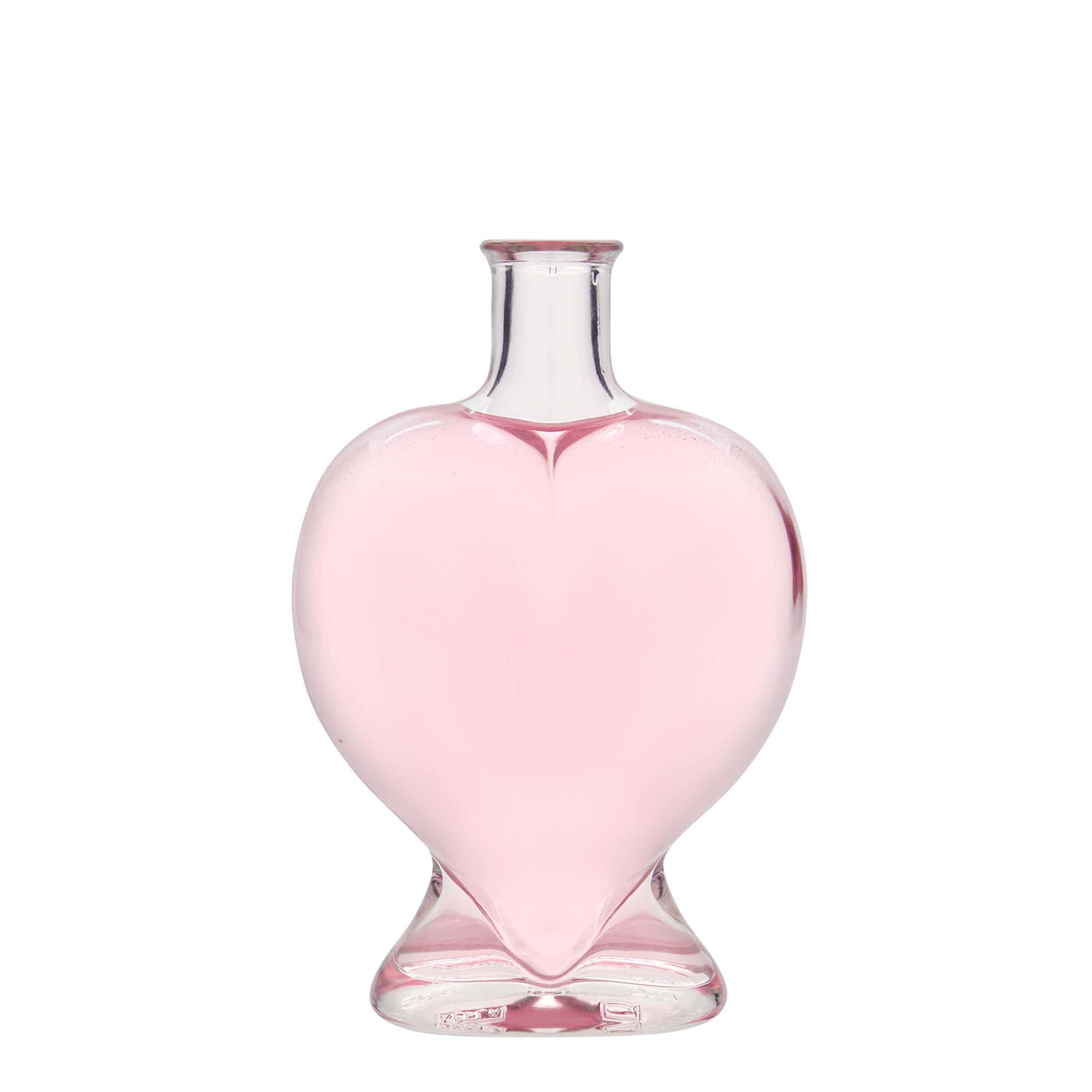 500 ml staklena boca „Srce“, grlo: čep