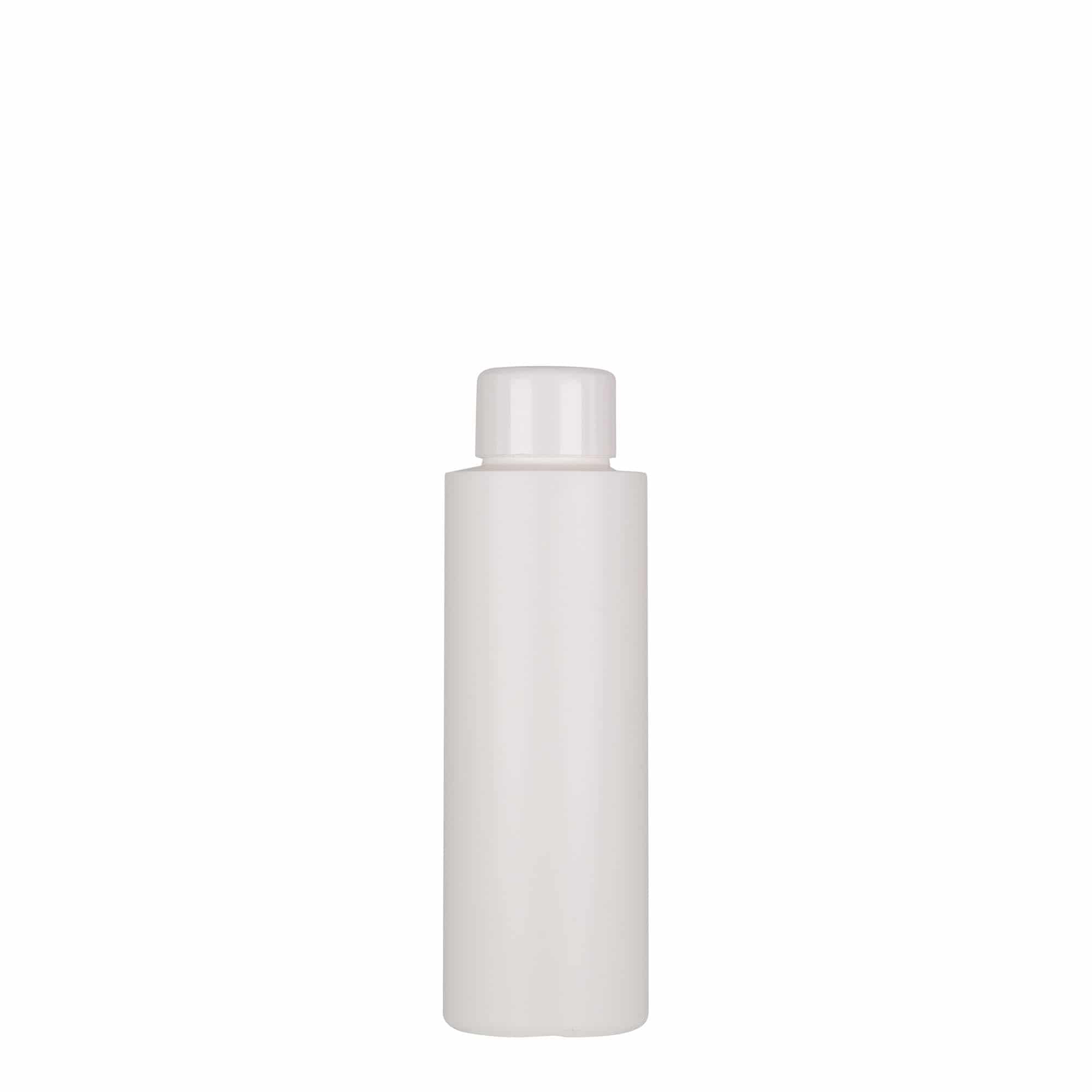 Plastična flaša 100 ml 'Pipe', Green HDPE, bijela, otvor: GPI 24/410