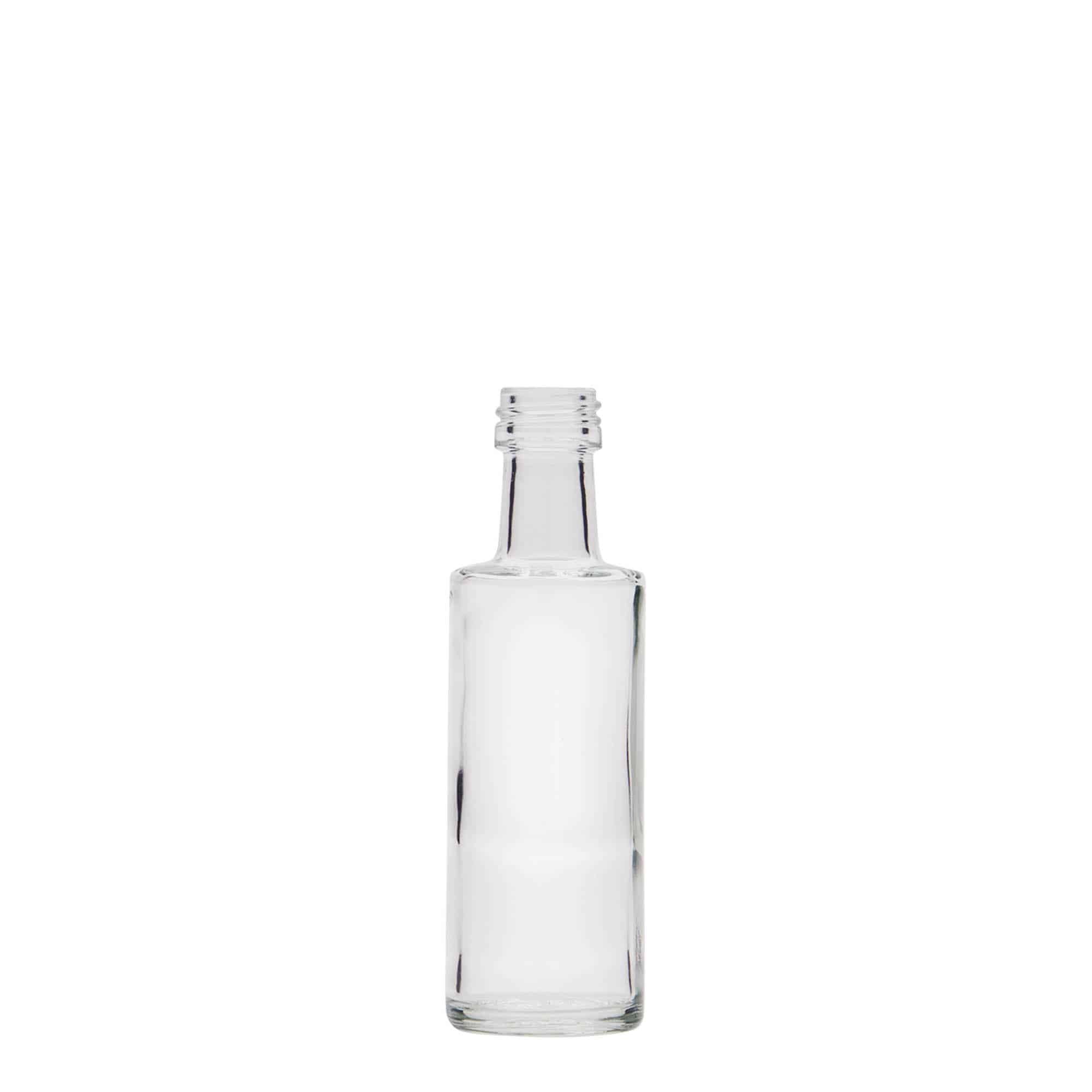 Staklena flaša 40 ml 'Dorica', otvor: PP 18 Staklena flaša 40 ml 'Dorica', otvor: PP 18