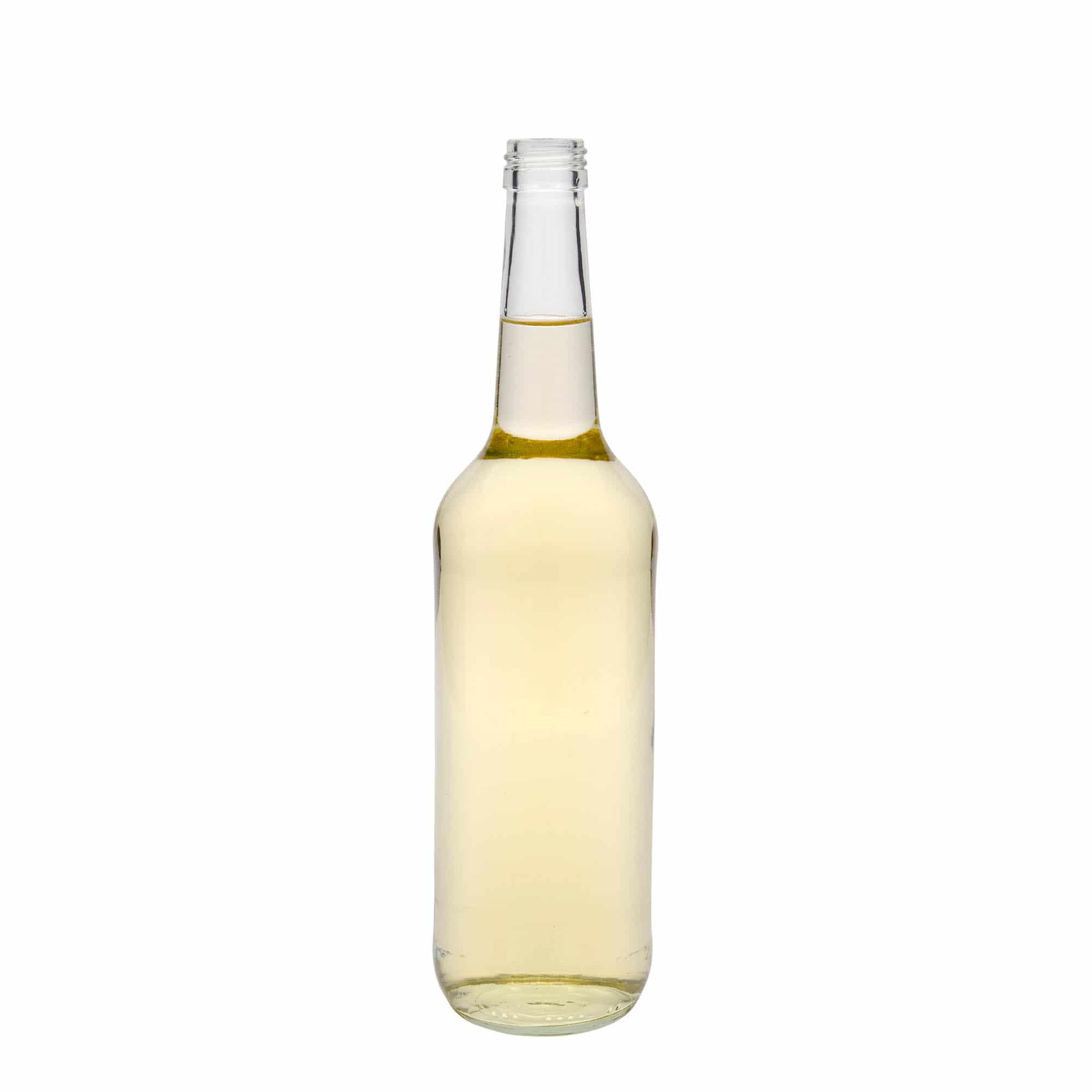 Staklena flaša sa ravnim vratom 700 ml, otvor: PP 28