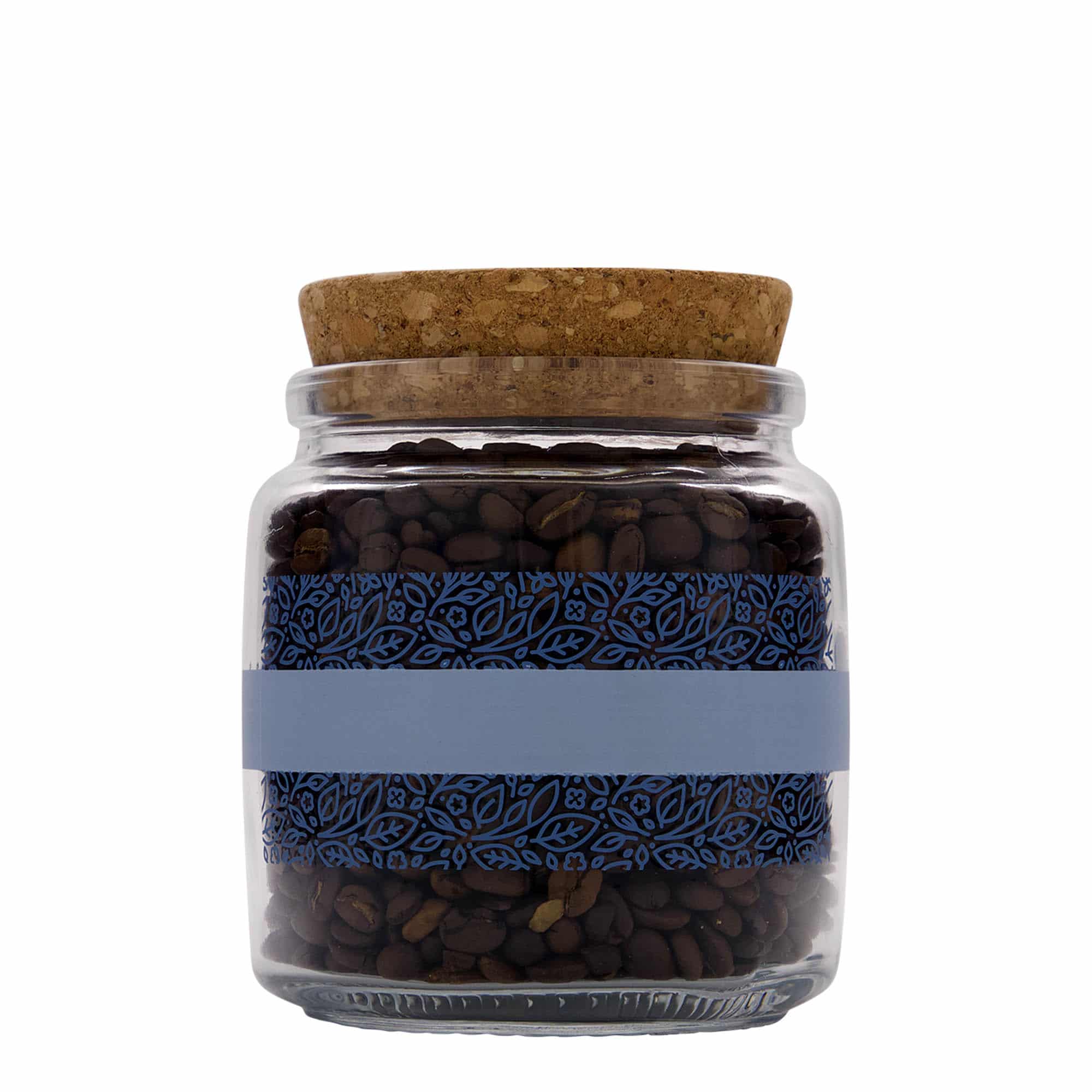 Staklenka sa plutom 750 ml 'Giara', motiv: Naturalmente blu, otvor: Pluto
