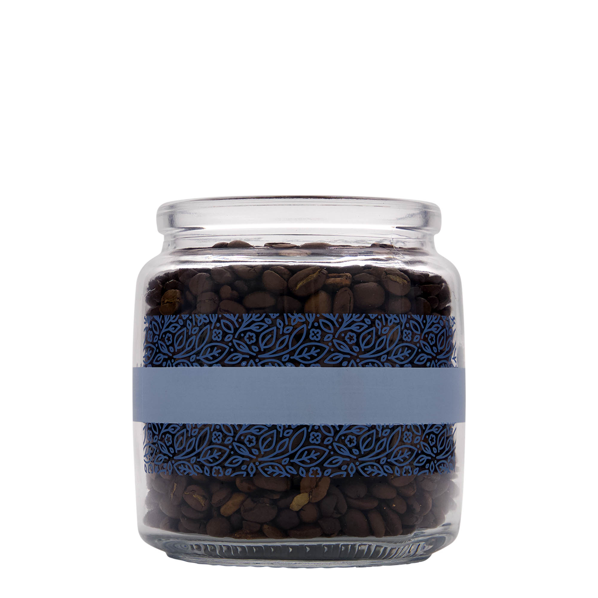 750 ml čaša sa čepom 'Giara', motiv: Naturalmente blu, otvor: čep