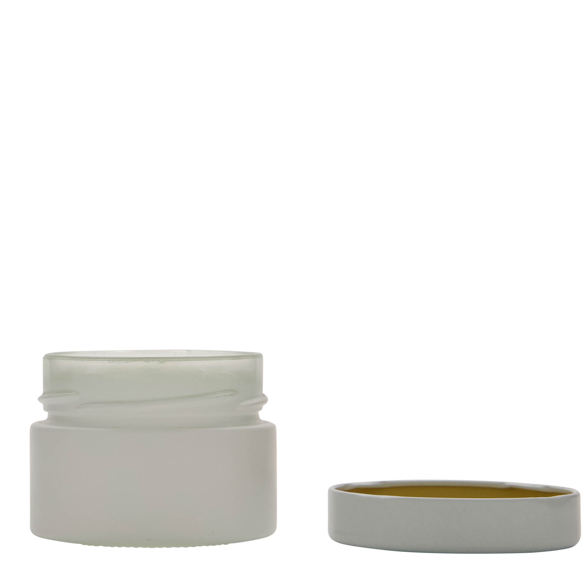 130 ml okrugla staklena boca 'Aurora', bijela, otvor: Deep-Twist-Off (DTO 66) 130 ml okrugla staklena boca 'Aurora', bijela, otvor: Deep-Twist-Off (DTO 66)
