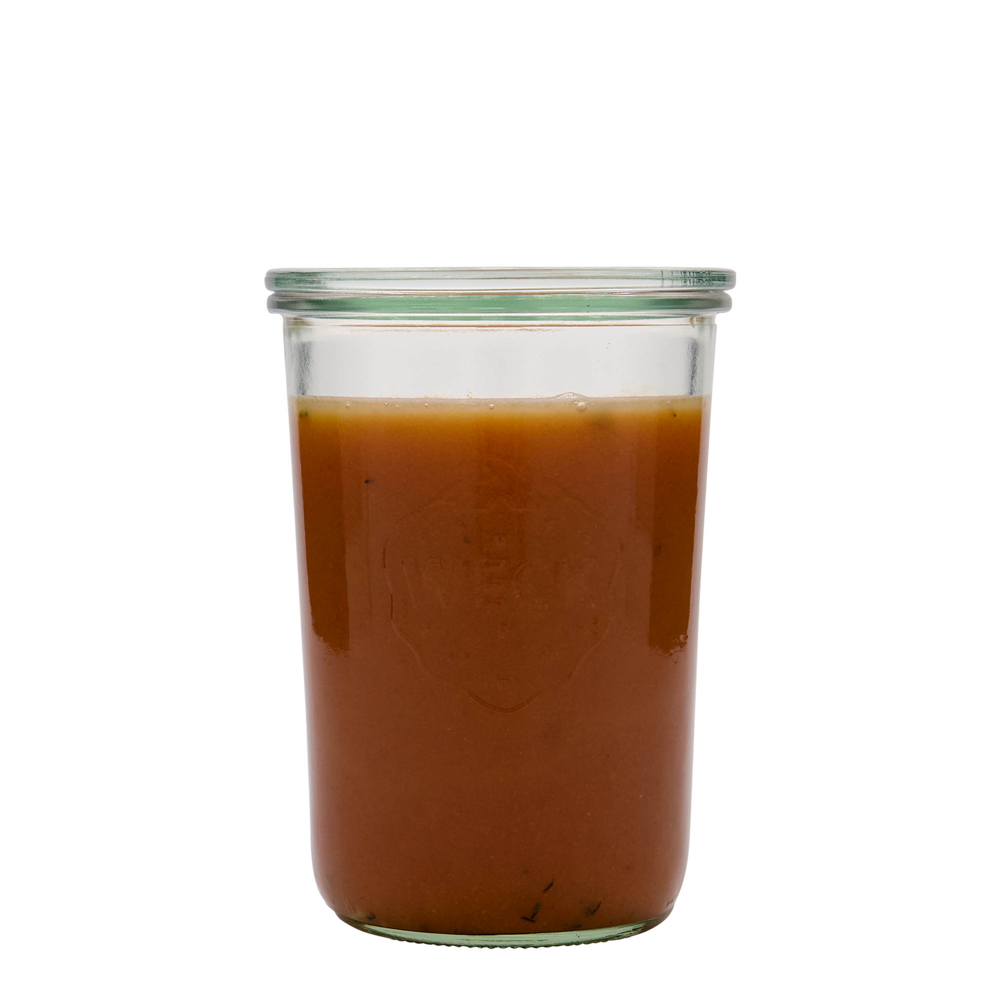 850 ml WECK-staklena tegla, otvor: okrugli rub
