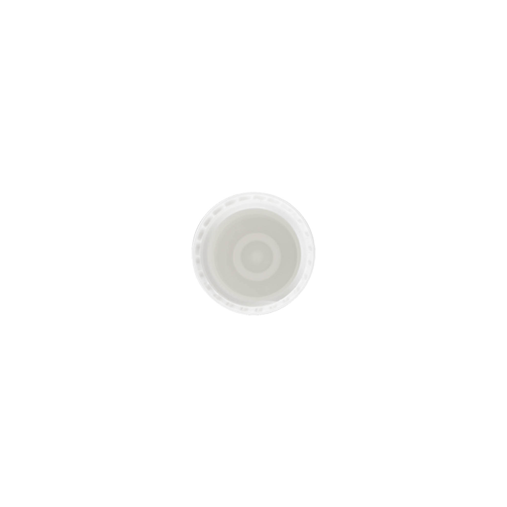 Čep za 10 ml roll-on bocu, PP plastika, bijeli, za otvor: navojni zatvarač Čep za 10 ml roll-on bocu, PP plastika, bijeli, za otvor: navojni zatvarač