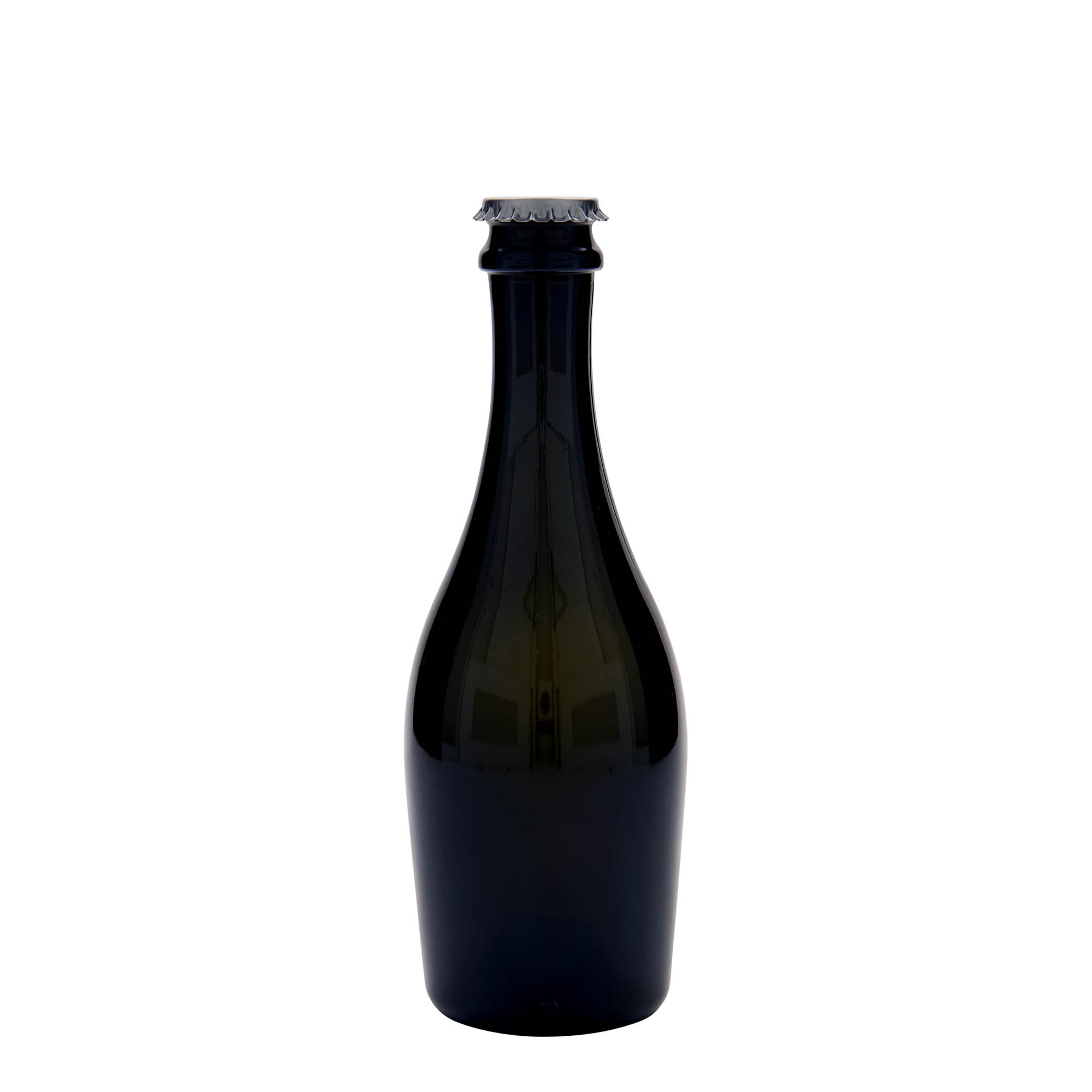 330 ml boca pjenušavog vina 'Carmen', staklo, antikno zelena, otvor: krunski čep