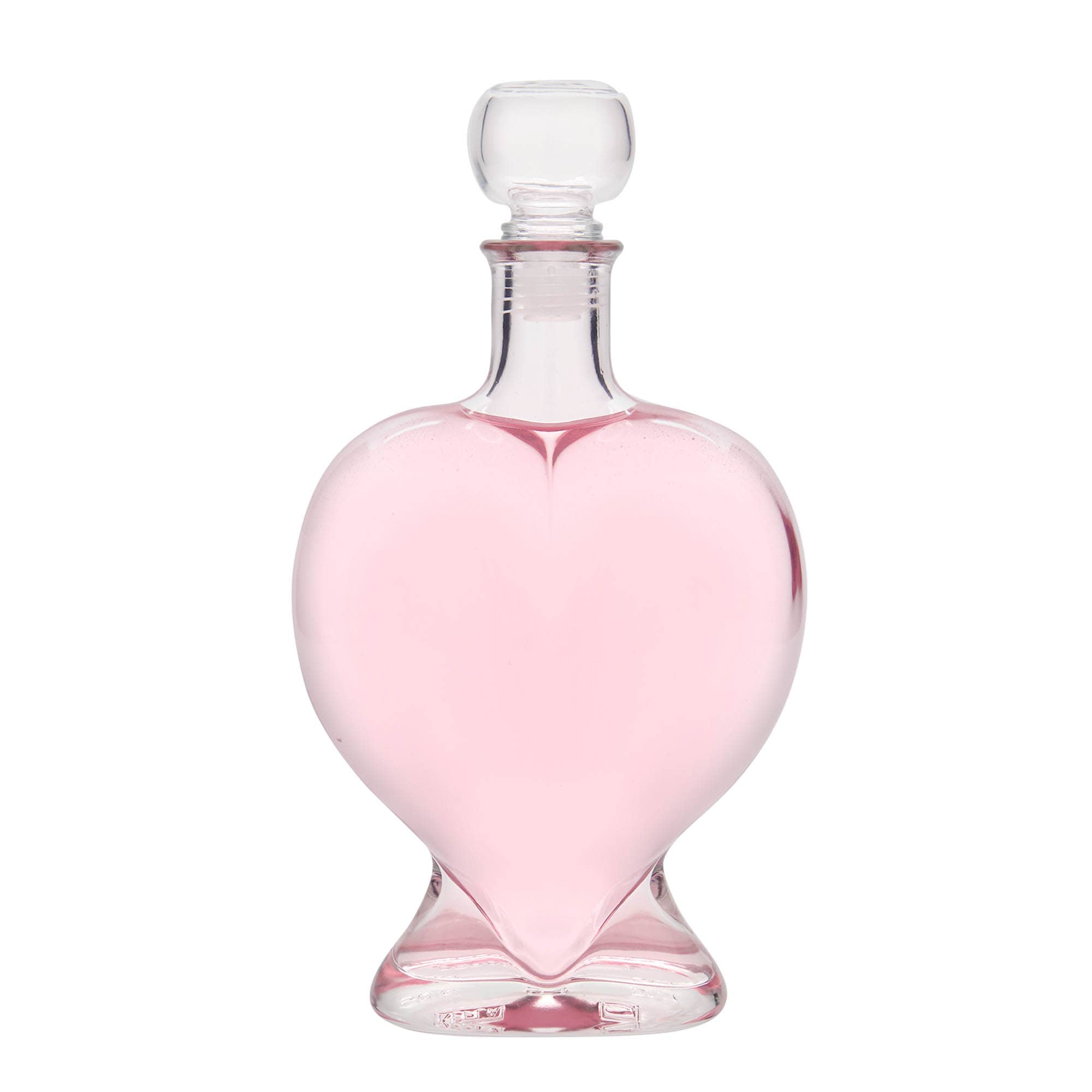 500 ml staklena boca „Srce“, grlo: čep