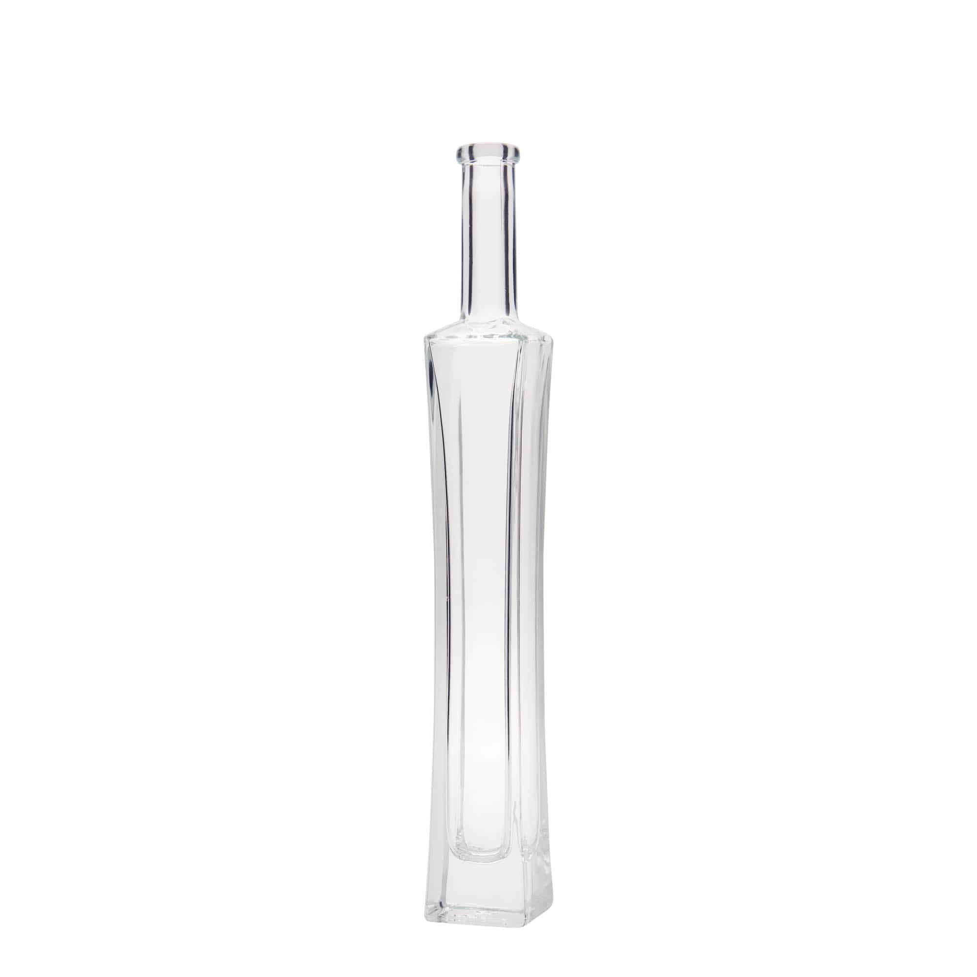 100 ml staklena boca 'Koko', kvadratna, otvor: čep