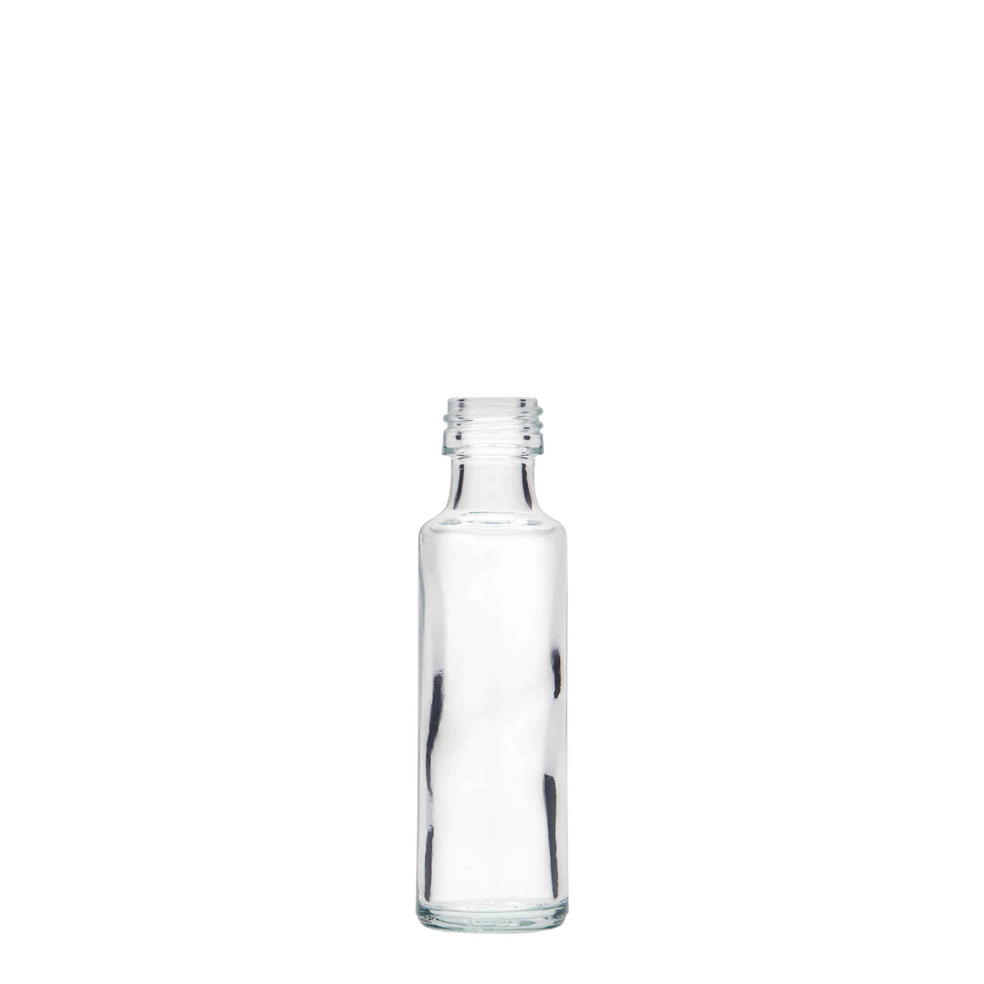 Staklena flaša 20 ml 'Dorica', otvor: PP 18 Staklena flaša 20 ml 'Dorica', otvor: PP 18
