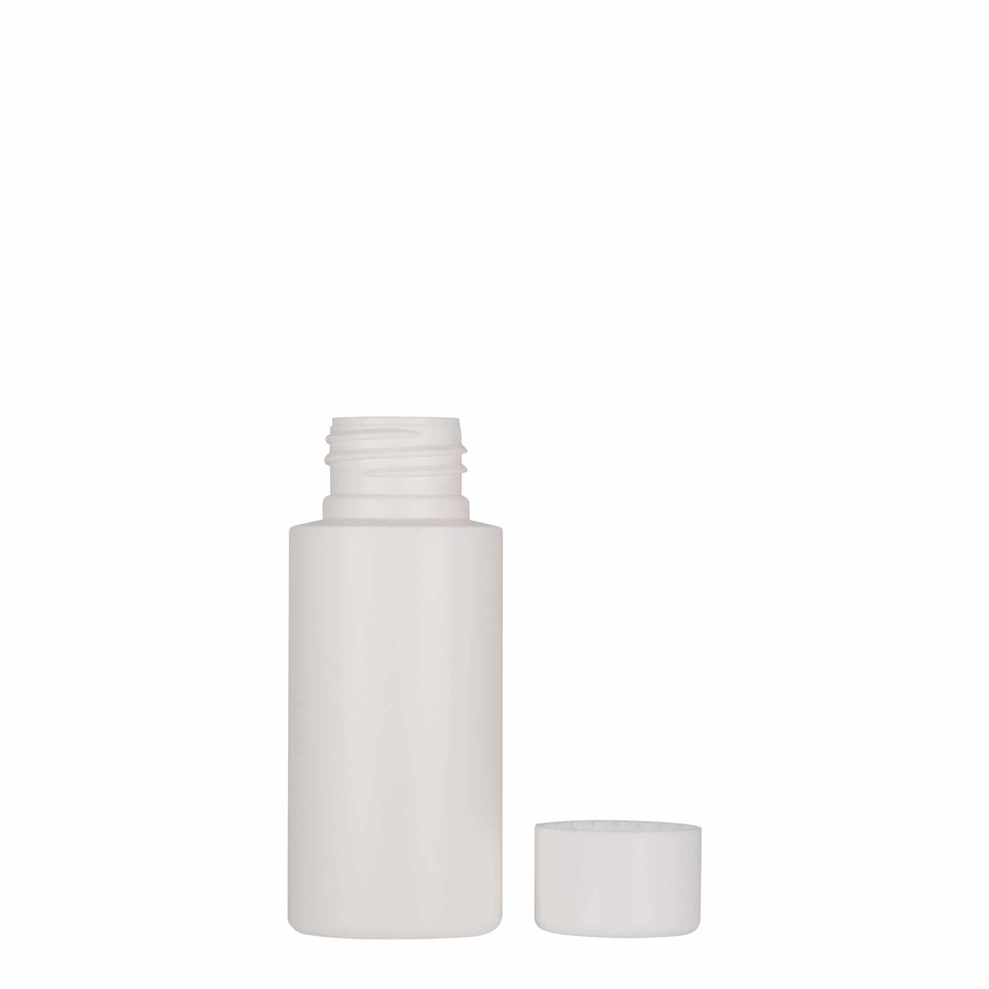Plastična flaša 50 ml 'Pipe', HDPE, bijela, otvor: 24/410