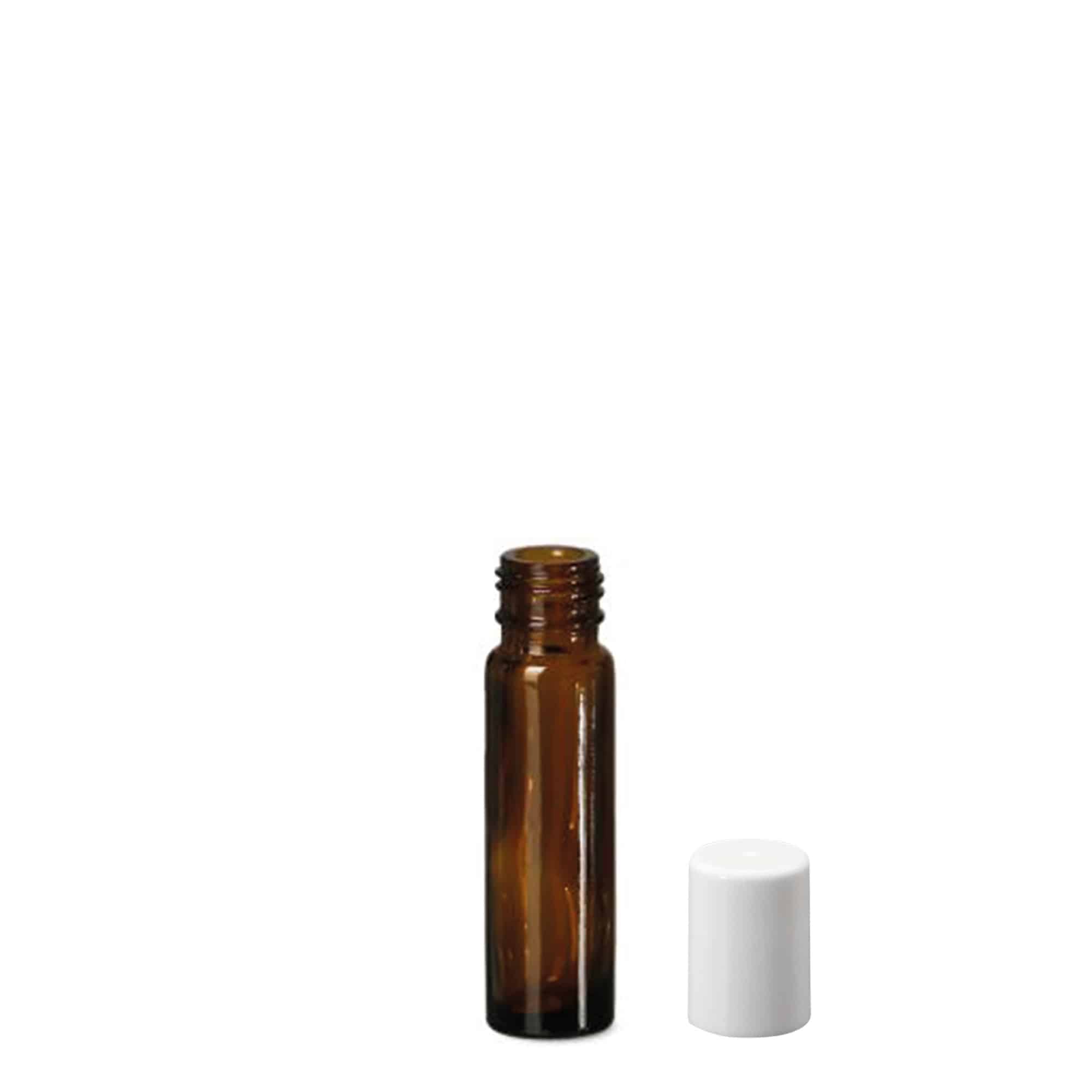 10 ml roll-on boca, staklo, smeđa, otvor: navojni poklopac