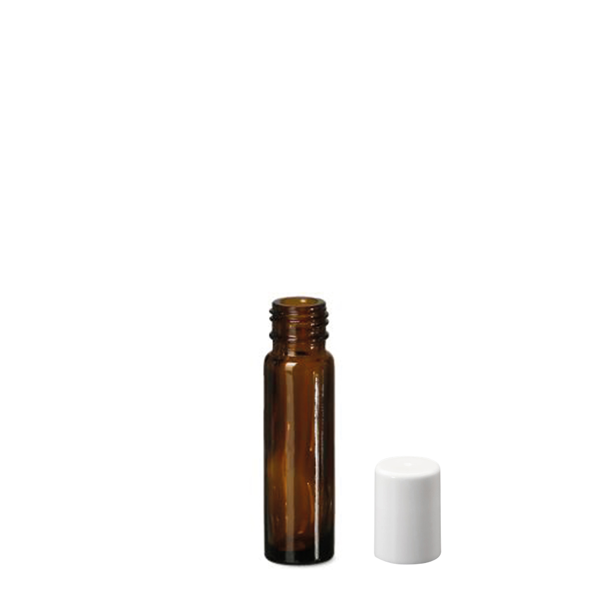 10 ml roll-on boca, staklo, smeđa, otvor: navojni poklopac