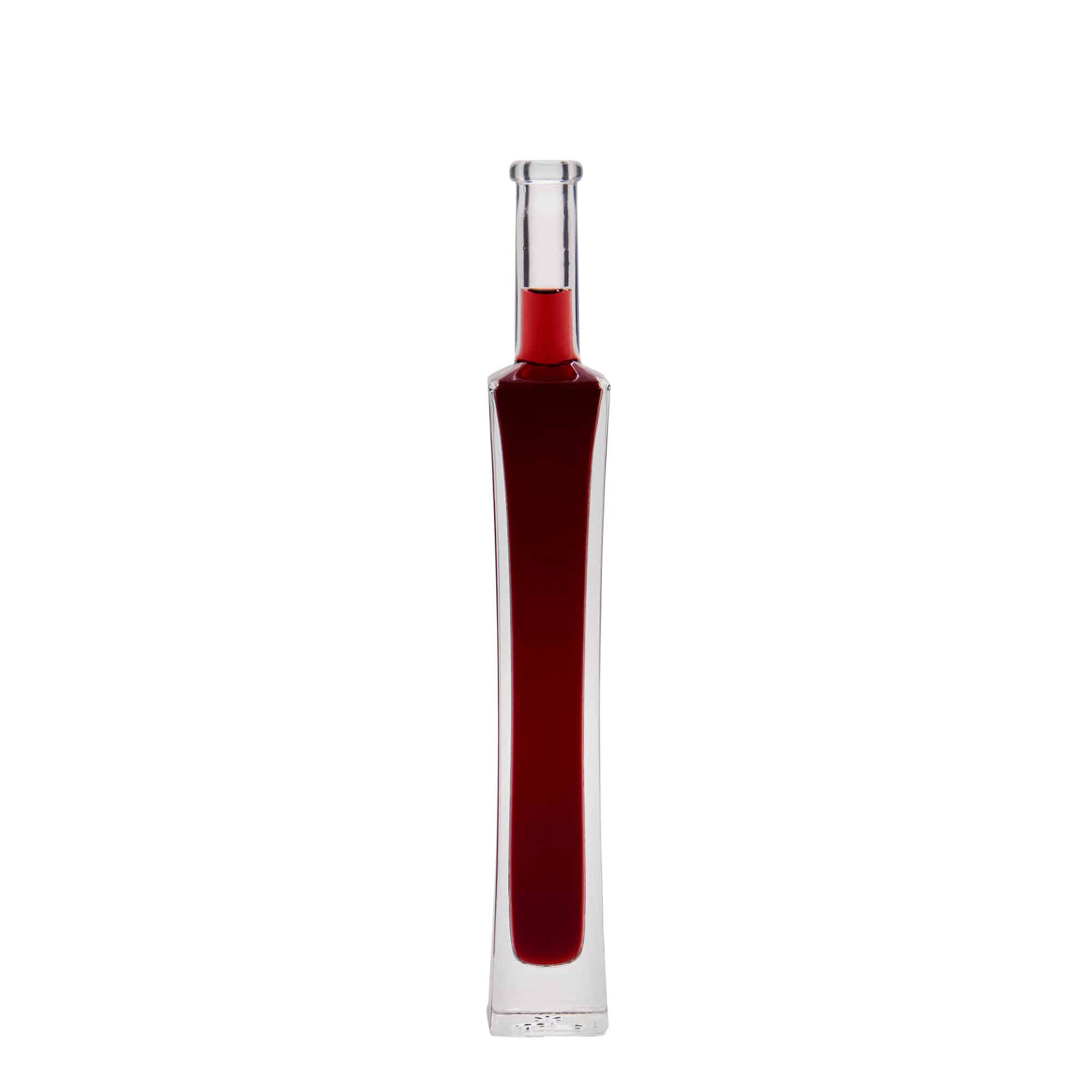 100 ml staklena boca 'Koko', kvadratna, otvor: čep