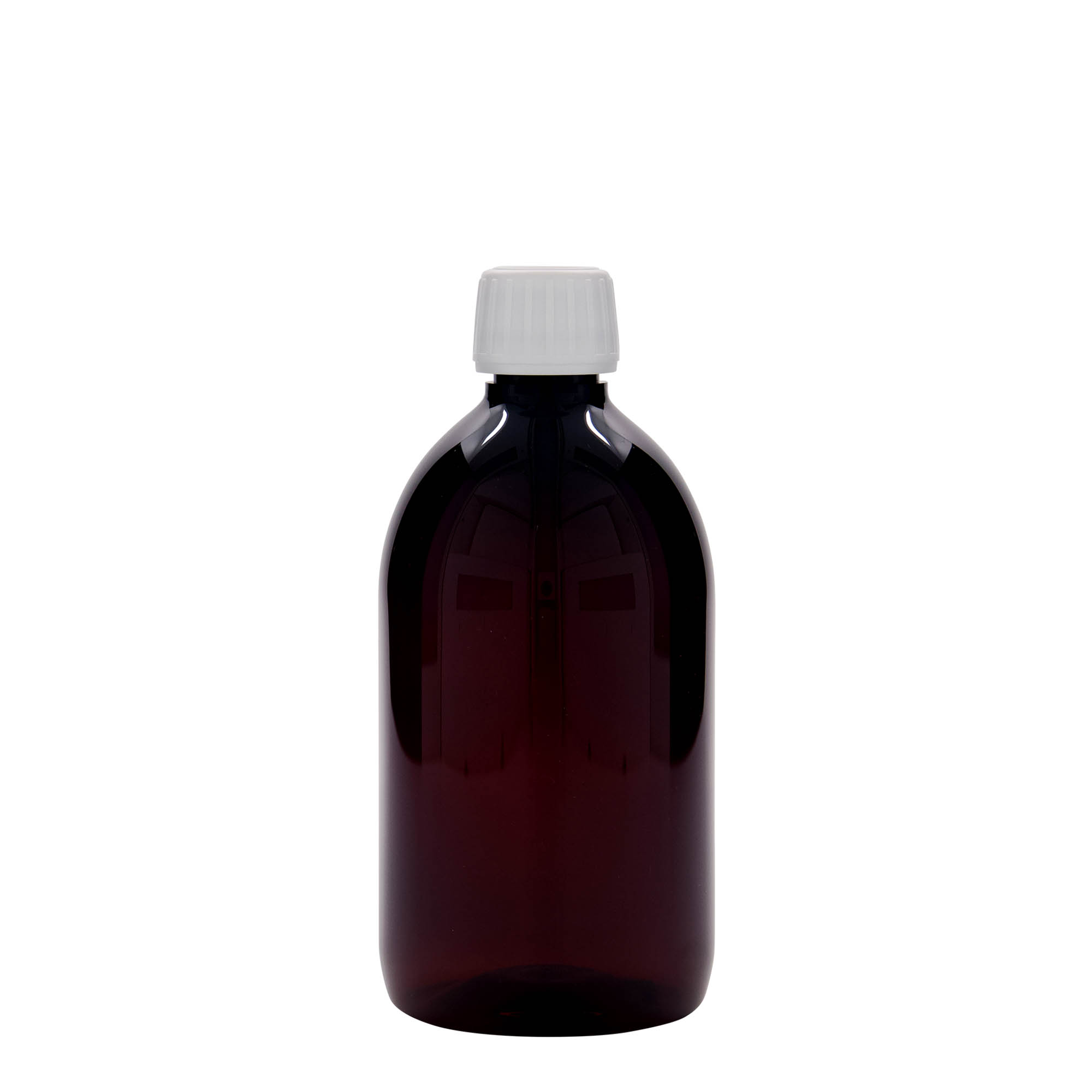 500 ml PET medicinska boca, smeđa, plastika, grlo: PP 28 500 ml PET medicinska boca, smeđa, plastika, grlo: PP 28