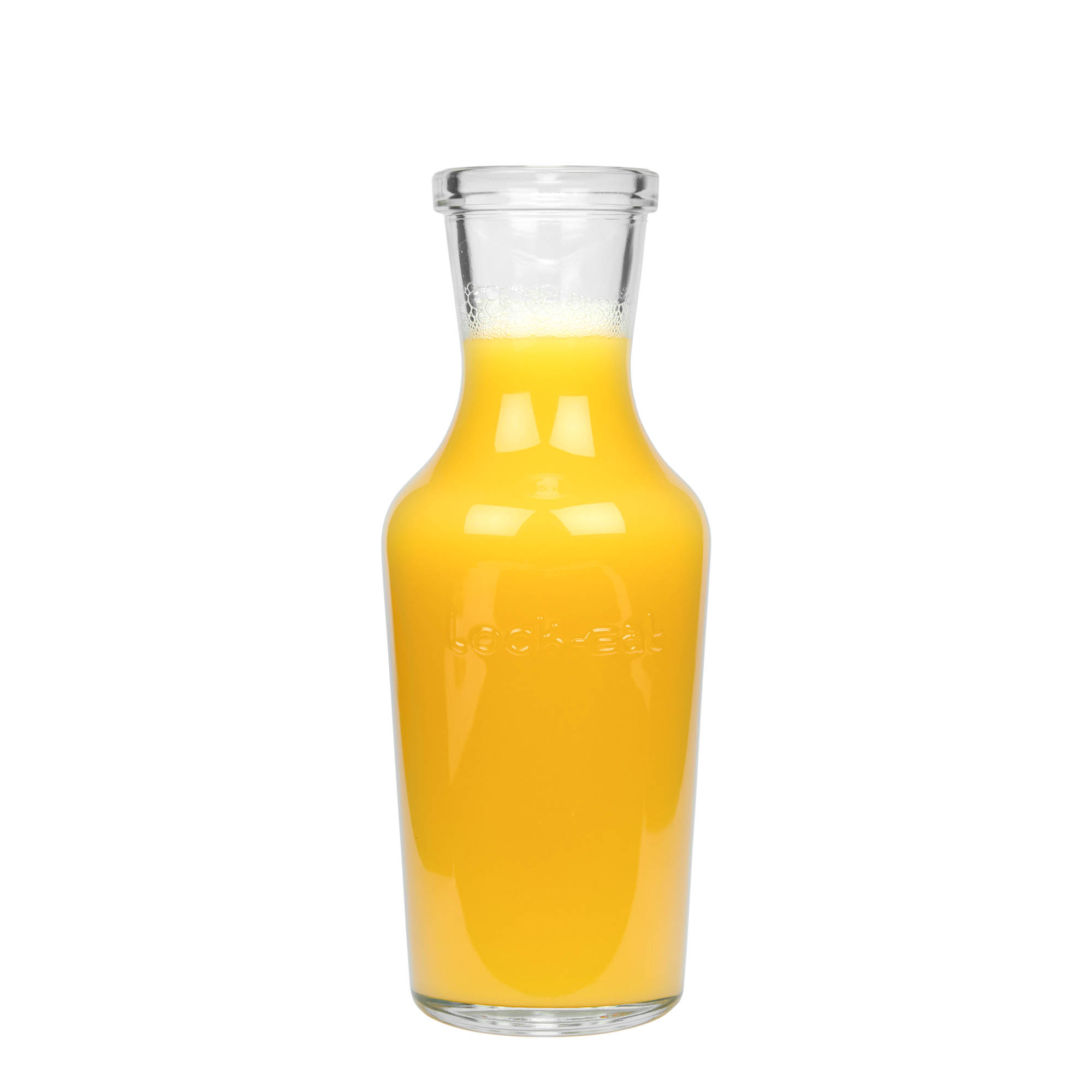 1.000 ml staklena karafa 'Lock-Eat', otvor: zatvarač sa žičanim kopčama