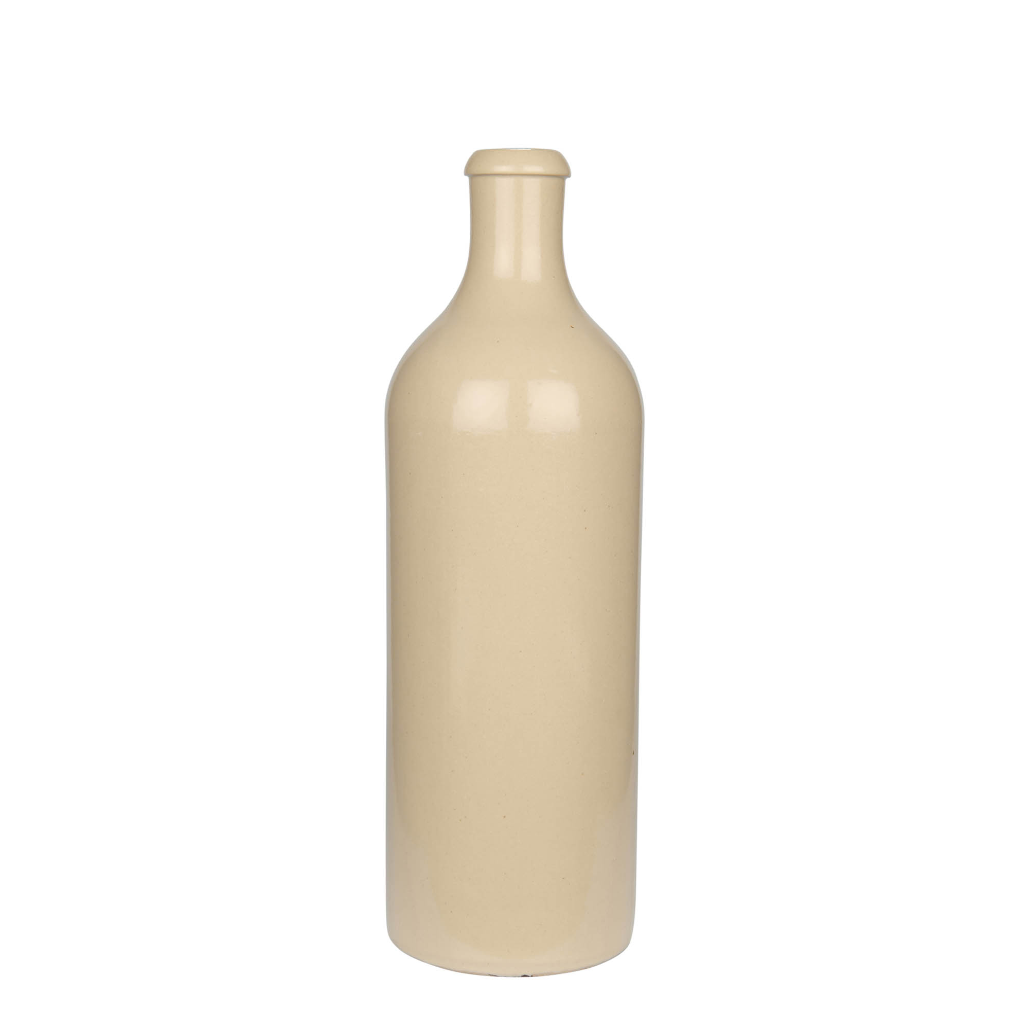 750 ml glineni vrč, kamenina, bež, otvor: pluta