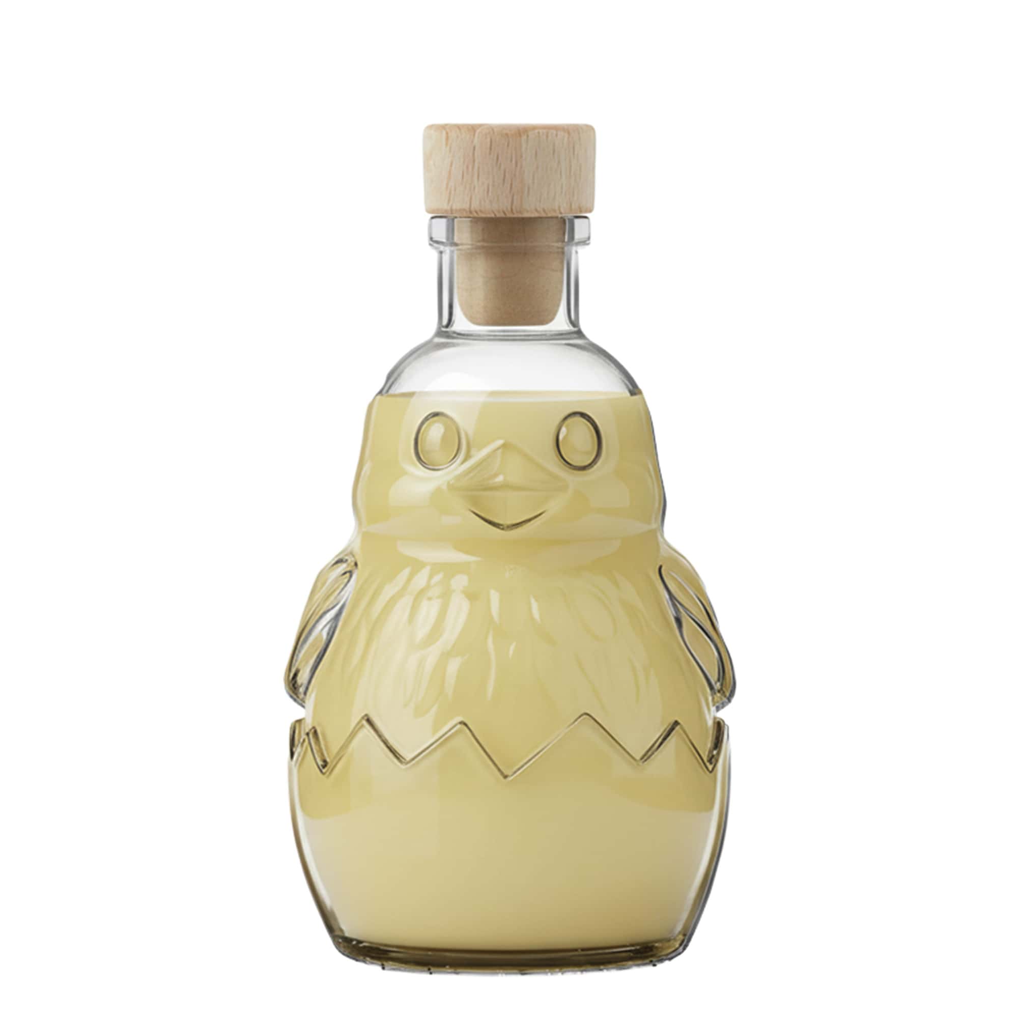 200 ml staklena boca „Pilić“, grlo: čep