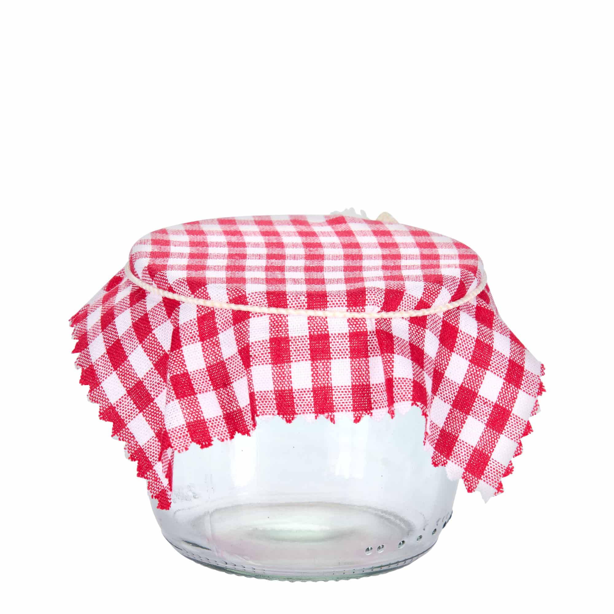 Tkanina podmetač karo 12x12, kvadratni, tekstil, crveni, otvor: TO38-TO53