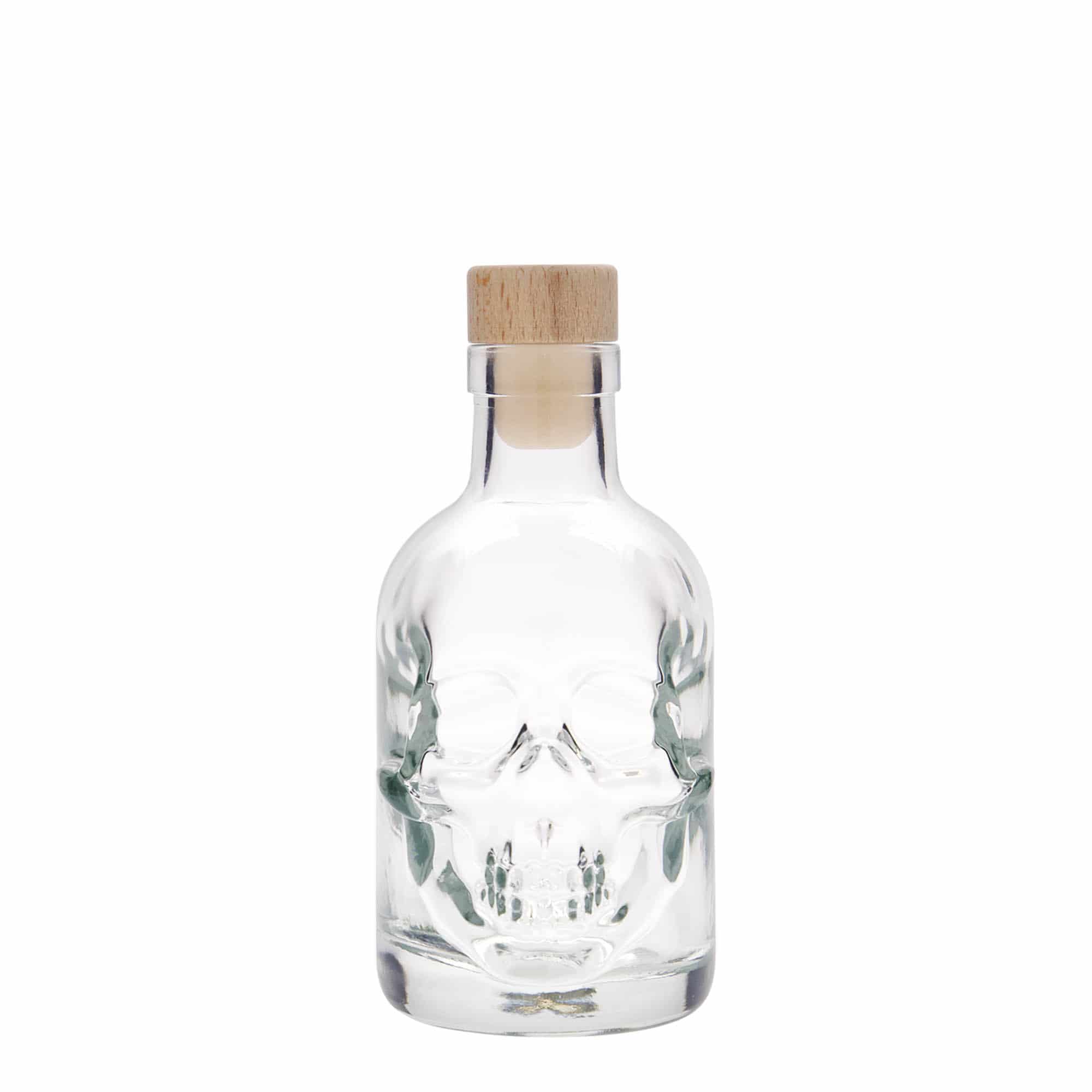 200 ml staklena boca „Lubanja“, otvor: čep