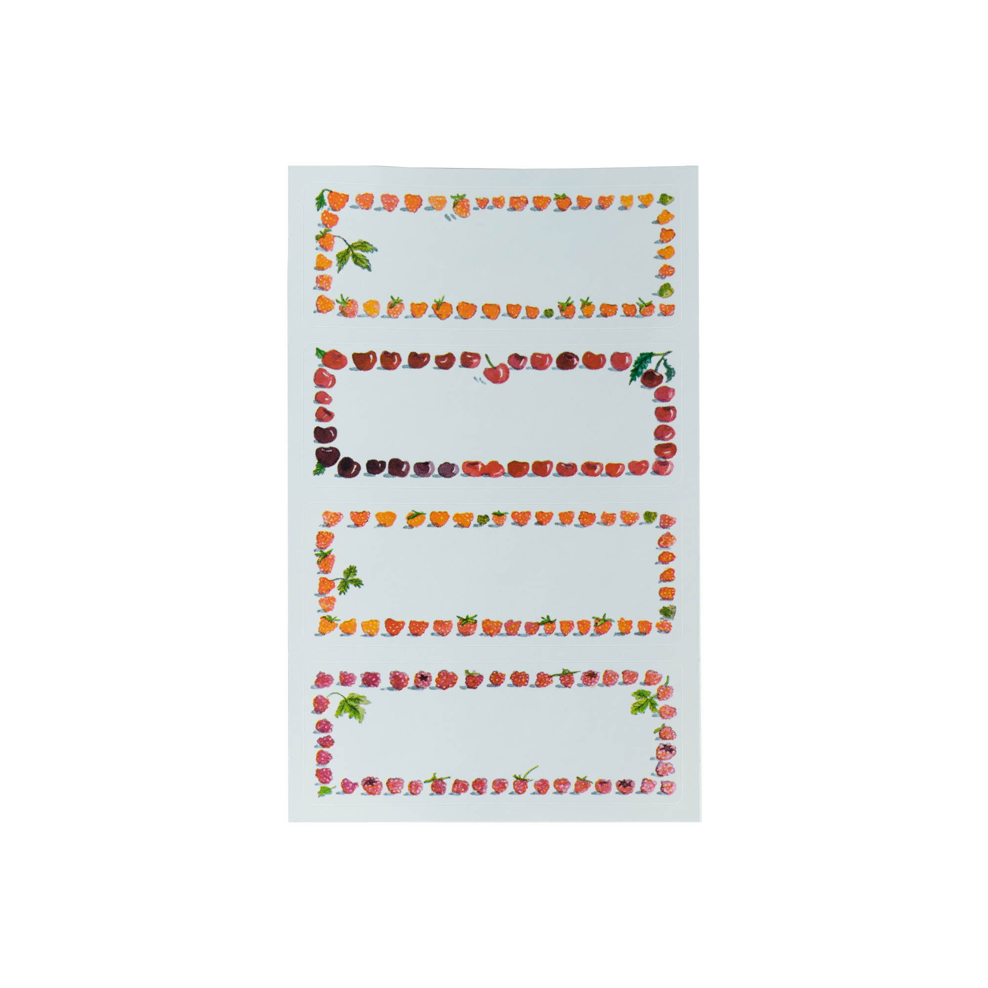 Zweckform etikete 'Voćni okvir', pravougaone, papir, višebojne