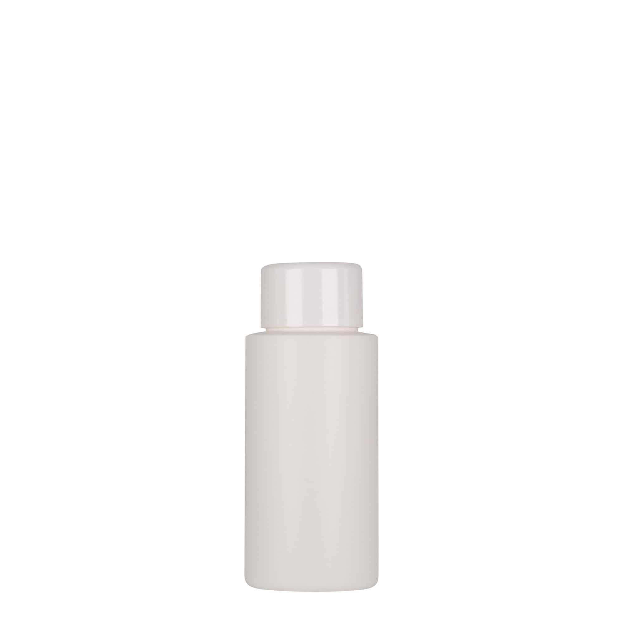 50 ml plastična bočica „Pipe“, HDPE, bijela, grlo: 24/410