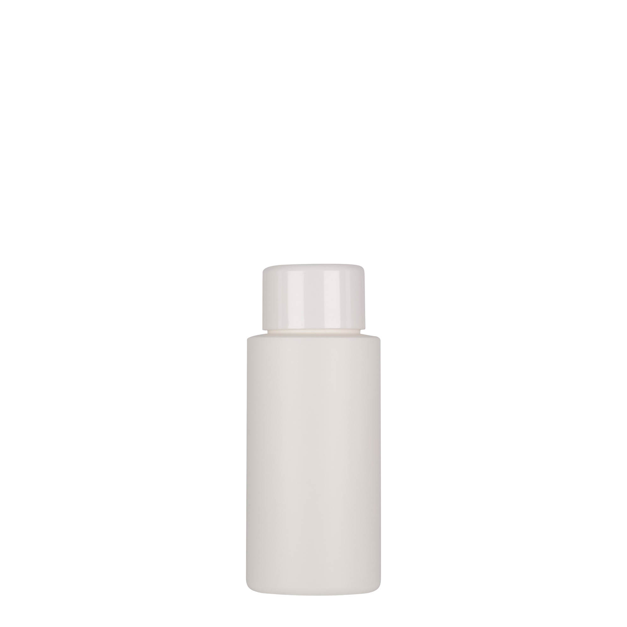 50 ml plastična bočica „Pipe“, HDPE, bijela, grlo: 24/410