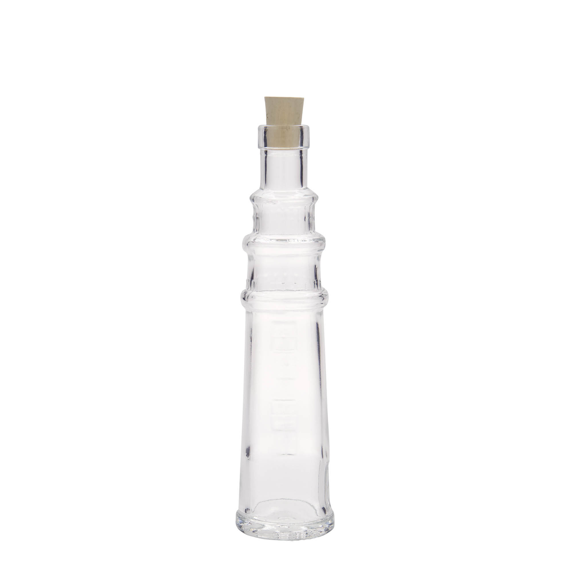 100 ml staklena boca 'Leuchtturm', otvor: čep 100 ml staklena boca 'Leuchtturm', otvor: čep