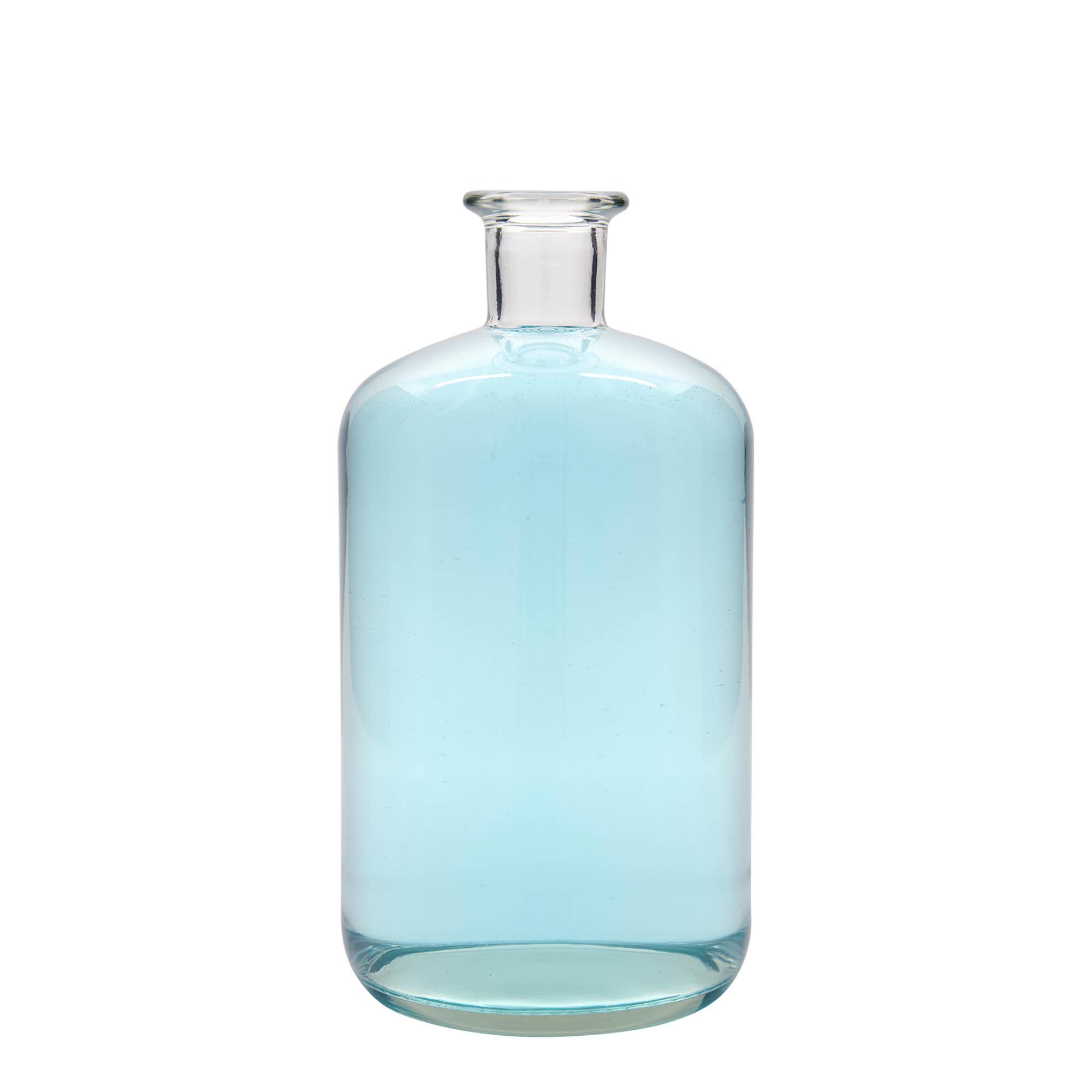 1.500 ml staklena boca apotekarska, otvor: čep 1.500 ml staklena boca apotekarska, otvor: čep
