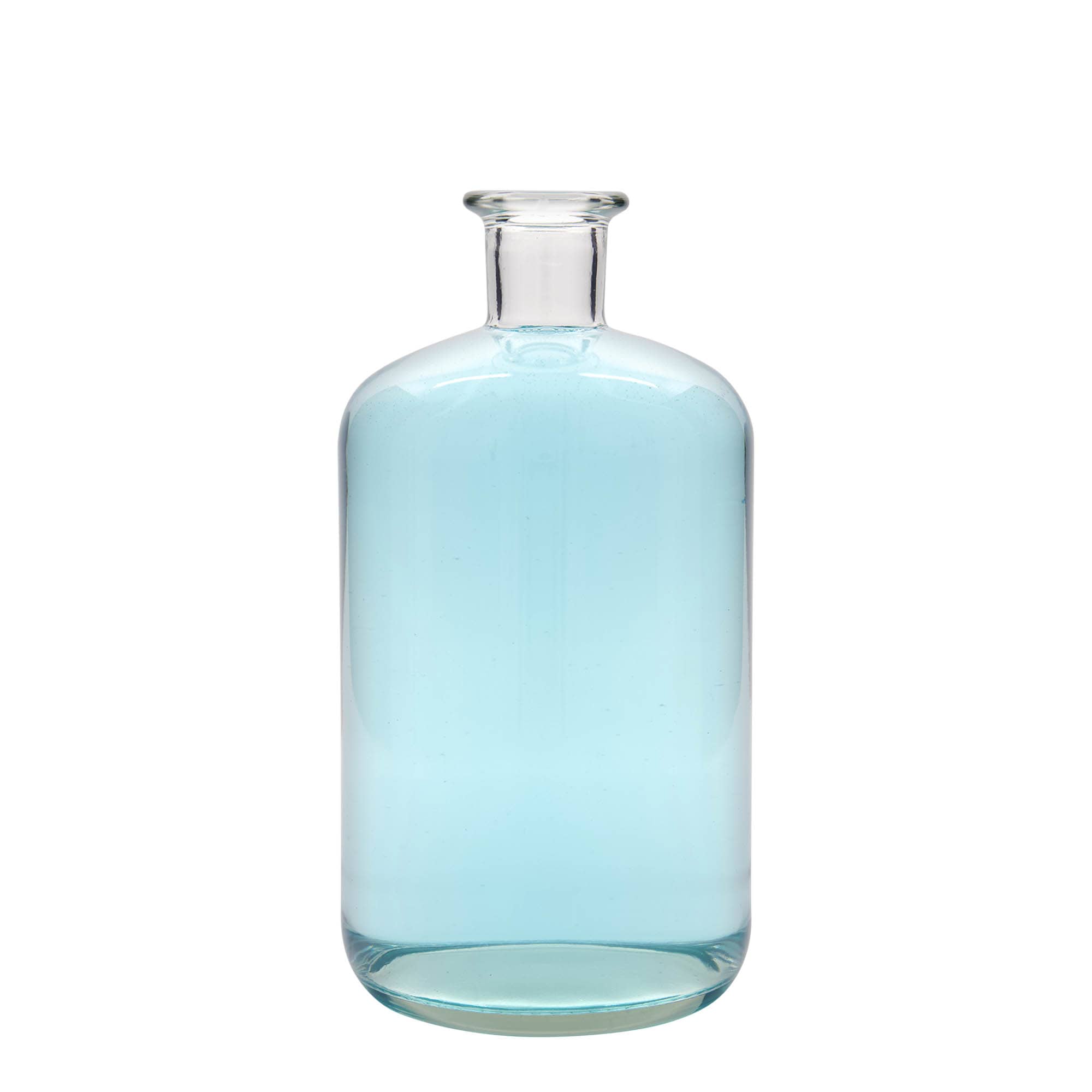 1.500 ml staklena boca apotekarska, otvor: čep