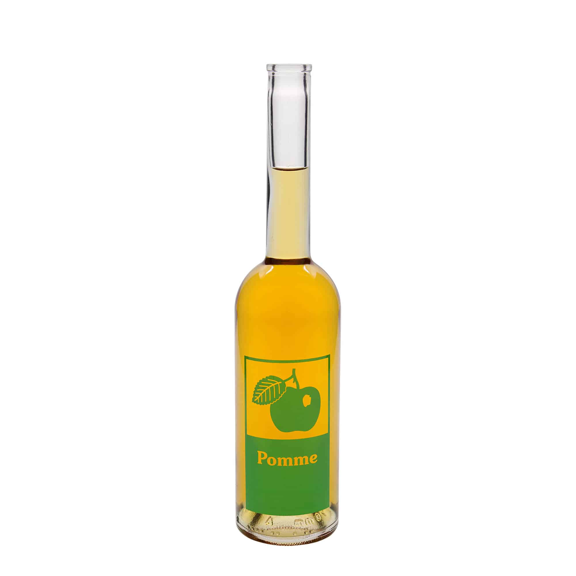 500 ml staklena boca 'Opera', motiv: jabuka, otvor: pluta