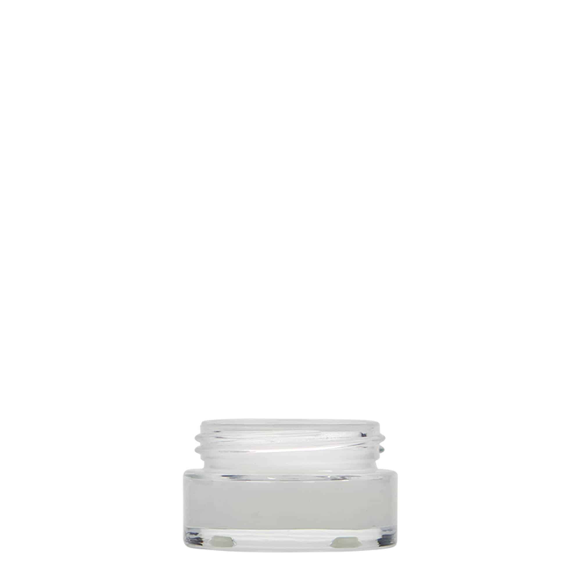 15 ml tegla 'Clear Edition', staklo, otvor: navojni poklopac