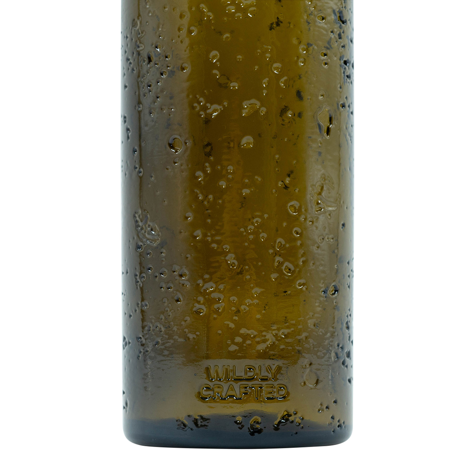 500 ml ručno rađena staklena boca „Bobber Jr“, smeđa, grlo: pluta