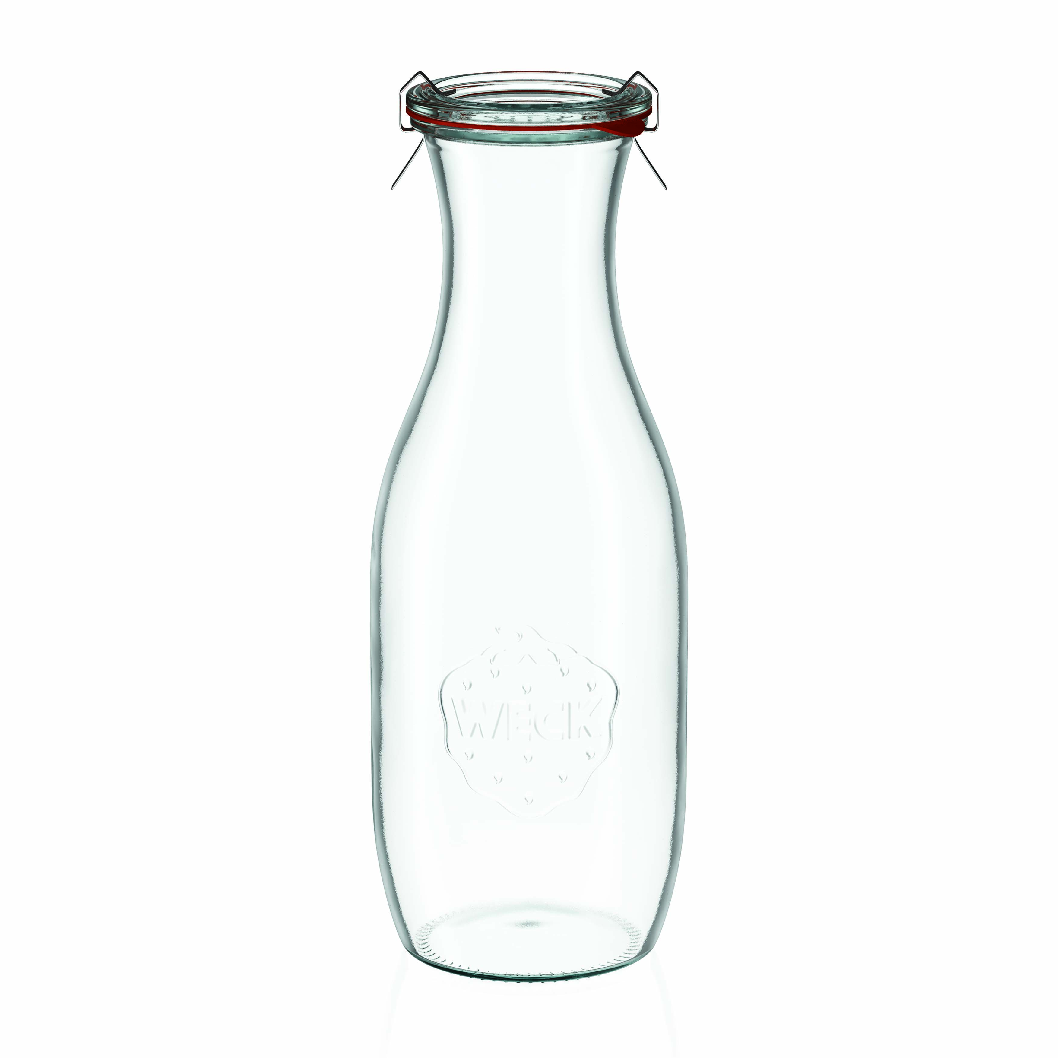1.000 ml WECK-flasa za sok, otvor: okrugli rub