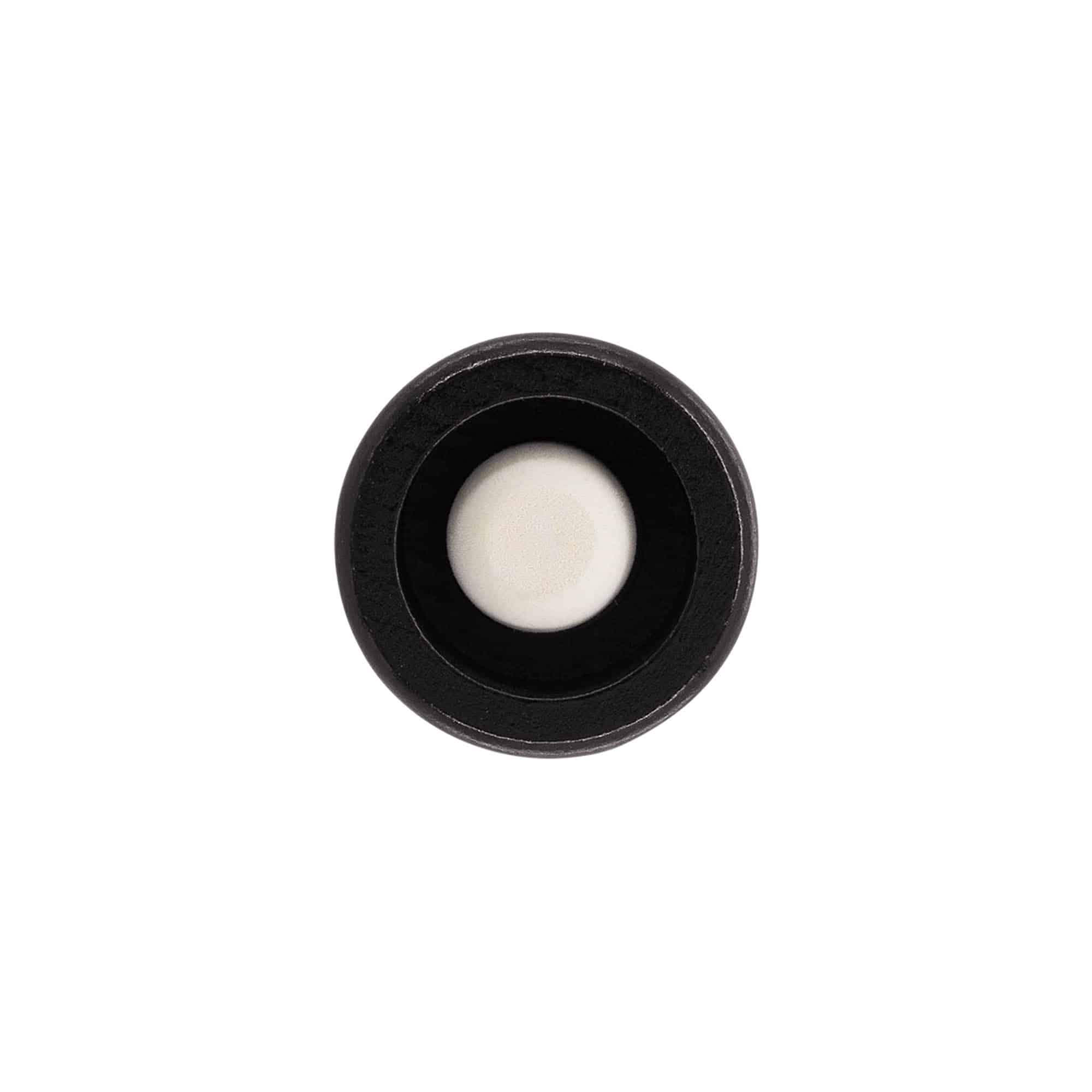 Pluto sa glavom 19 mm, drvo/plastika, crna, za otvor: Pluto