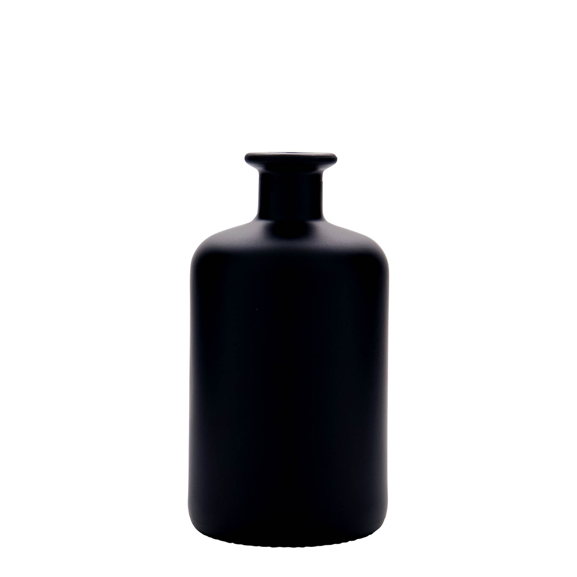 500 ml staklena bočica apotekarska, crna, otvor: pluta 500 ml staklena bočica apotekarska, crna, otvor: pluta
