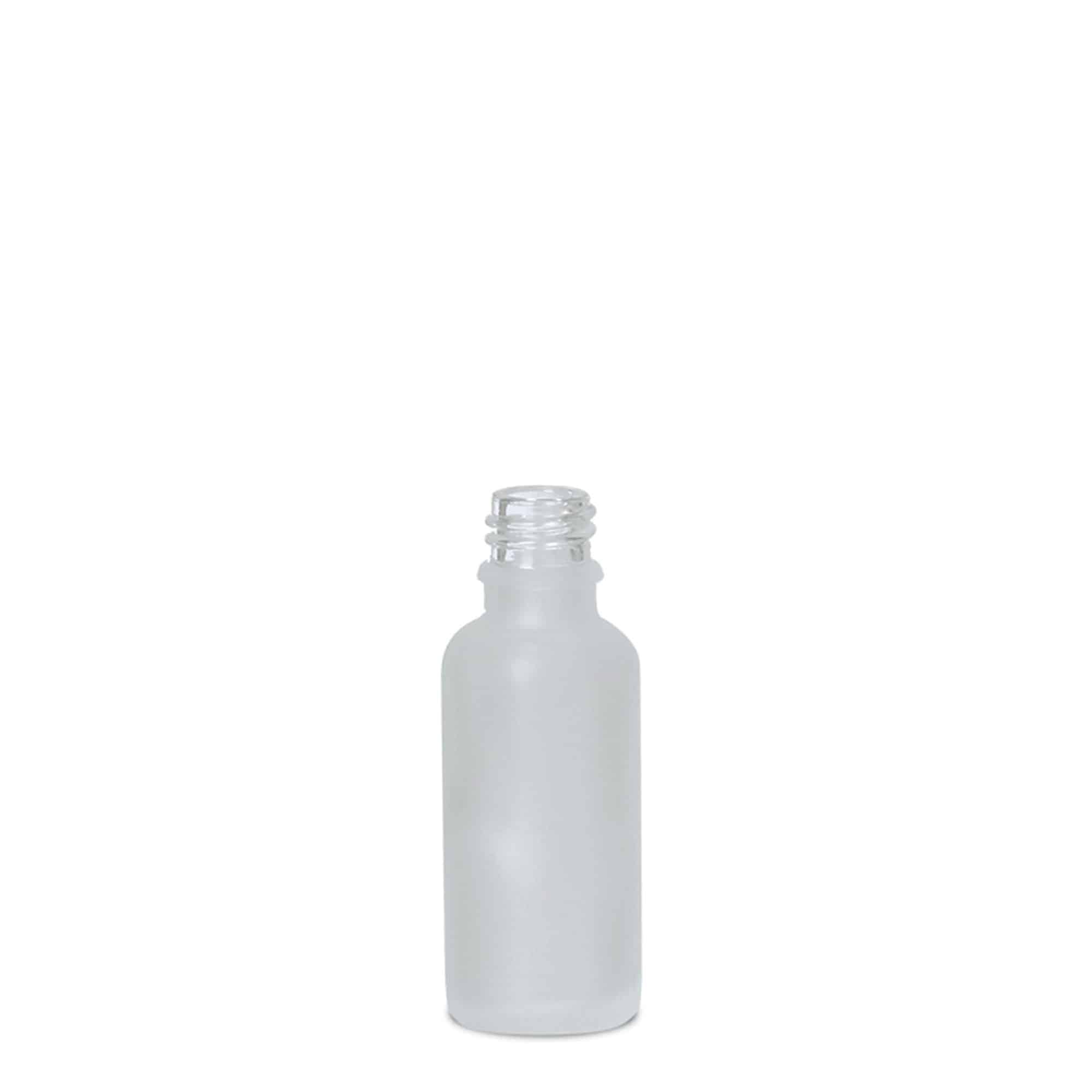 30 ml medicinska bočica, staklo, mat smeđa, grlo: DIN 18 30 ml medicinska bočica, staklo, mat smeđa, grlo: DIN 18