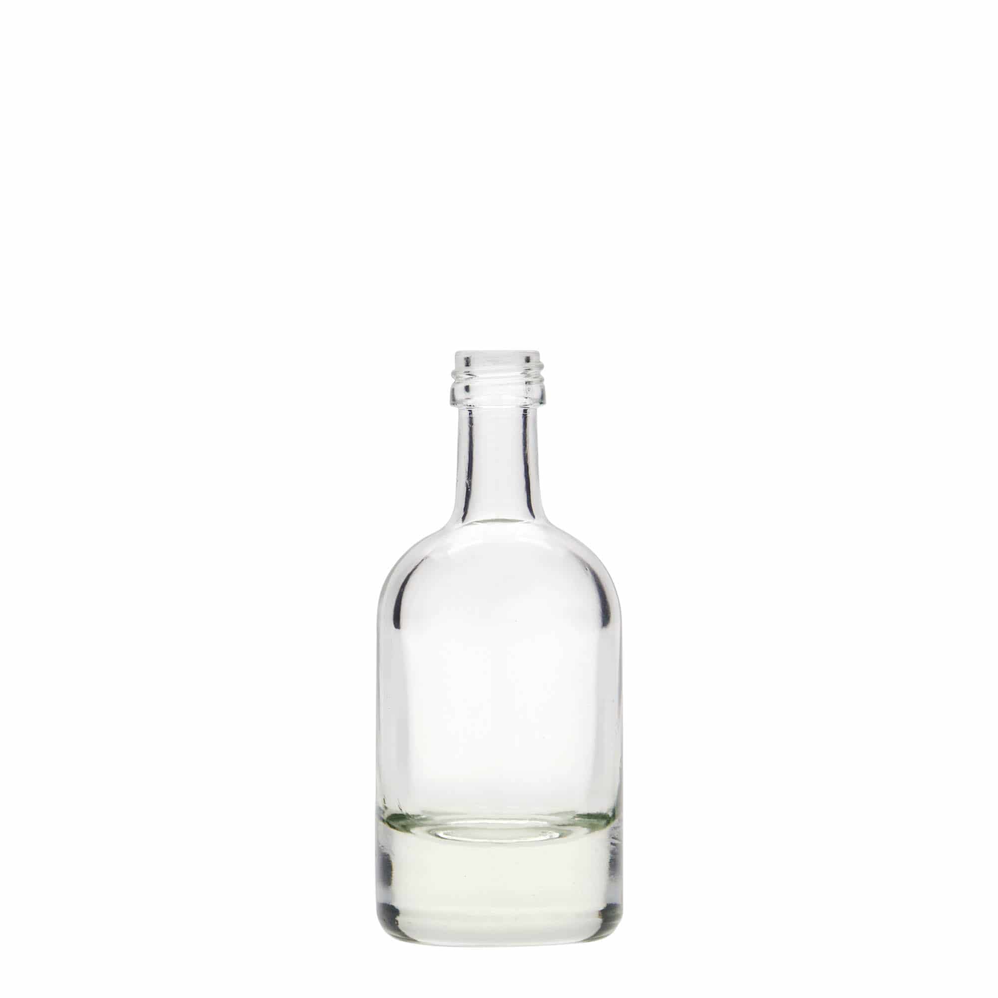 50 ml staklena boca 'Linea Uno', grlo: PP 18