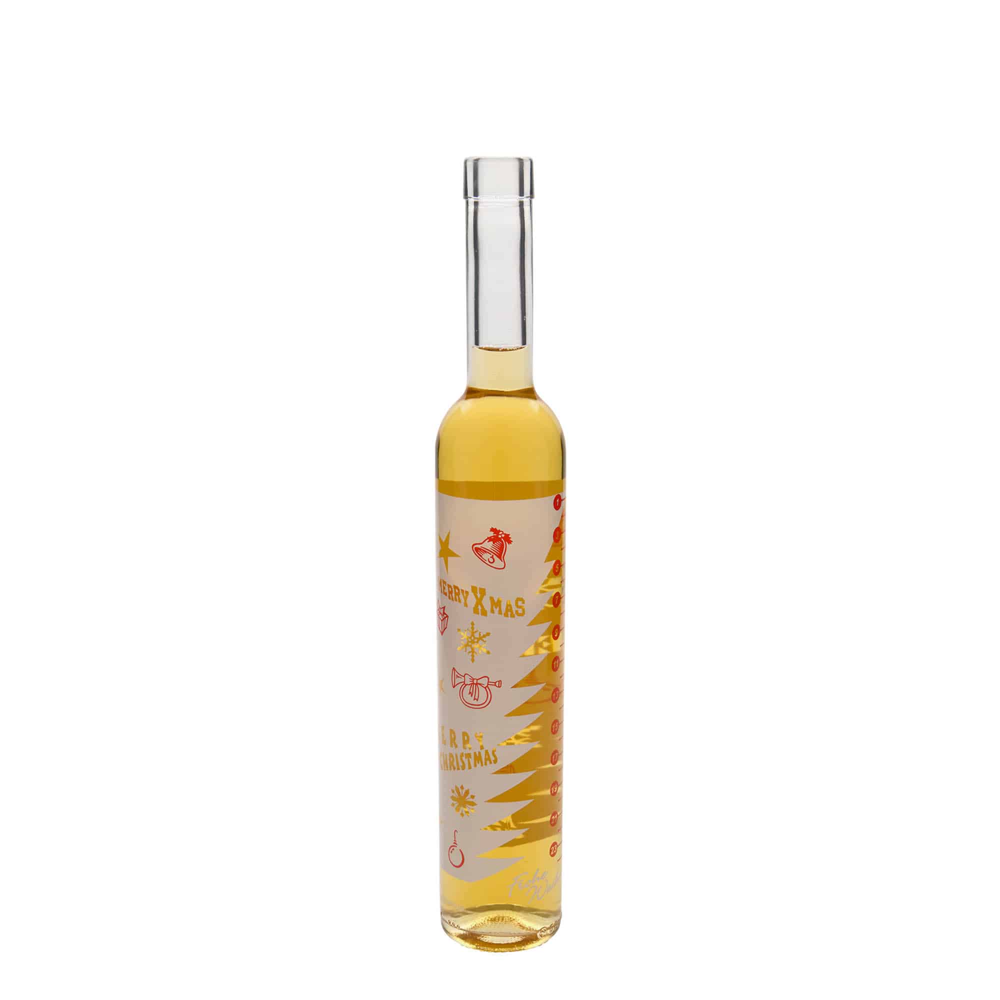 500 ml staklena boca Maximo s natpisom „Adventski kalendar“, grlo: pluta