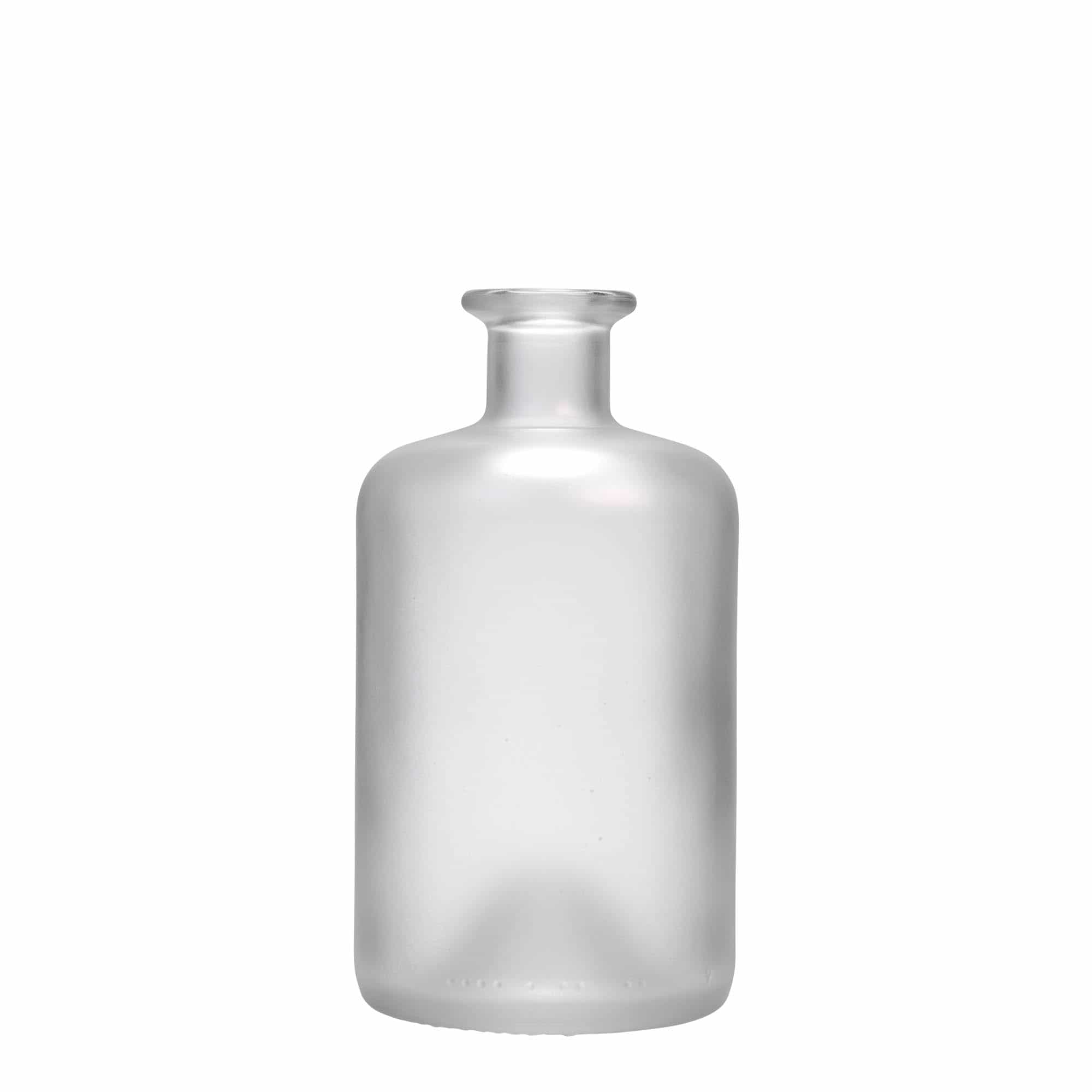 Staklena apotekarska flaša 500 ml, efekat leda, otvor: Pluto Staklena apotekarska flaša 500 ml, efekat leda, otvor: Pluto