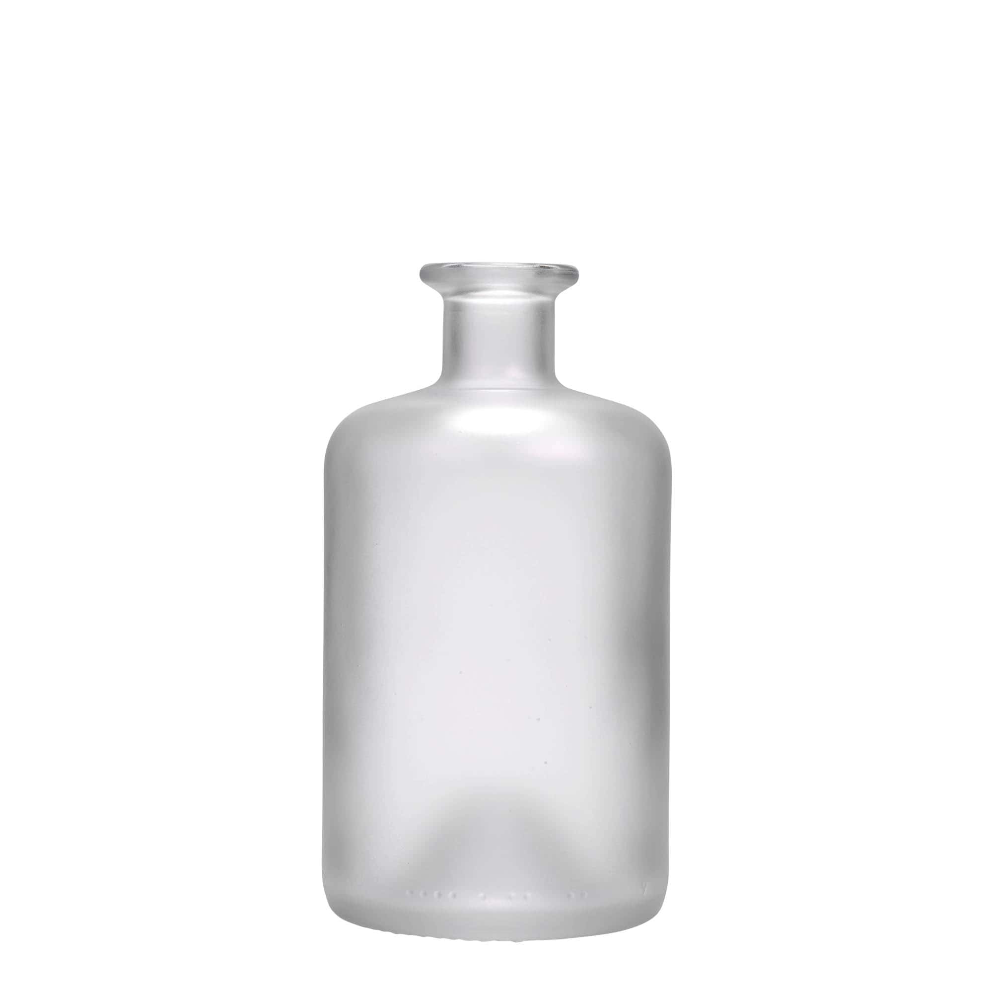 500 ml staklena boca apotekarska, zamrznuta, grlo: pluta