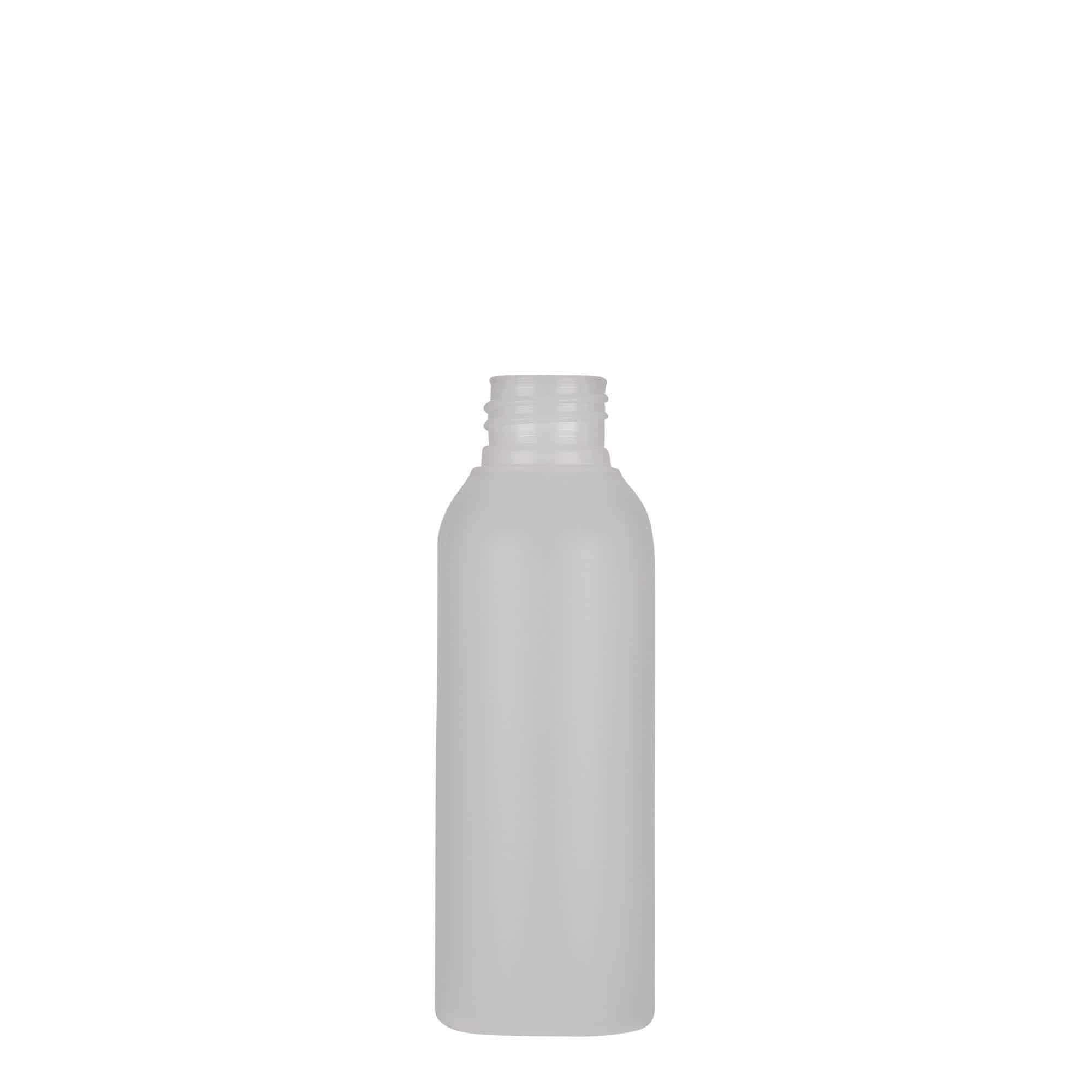 Plastična flaša 100 ml 'Tuffy', HDPE, prirodna, otvor: GPI 24/410