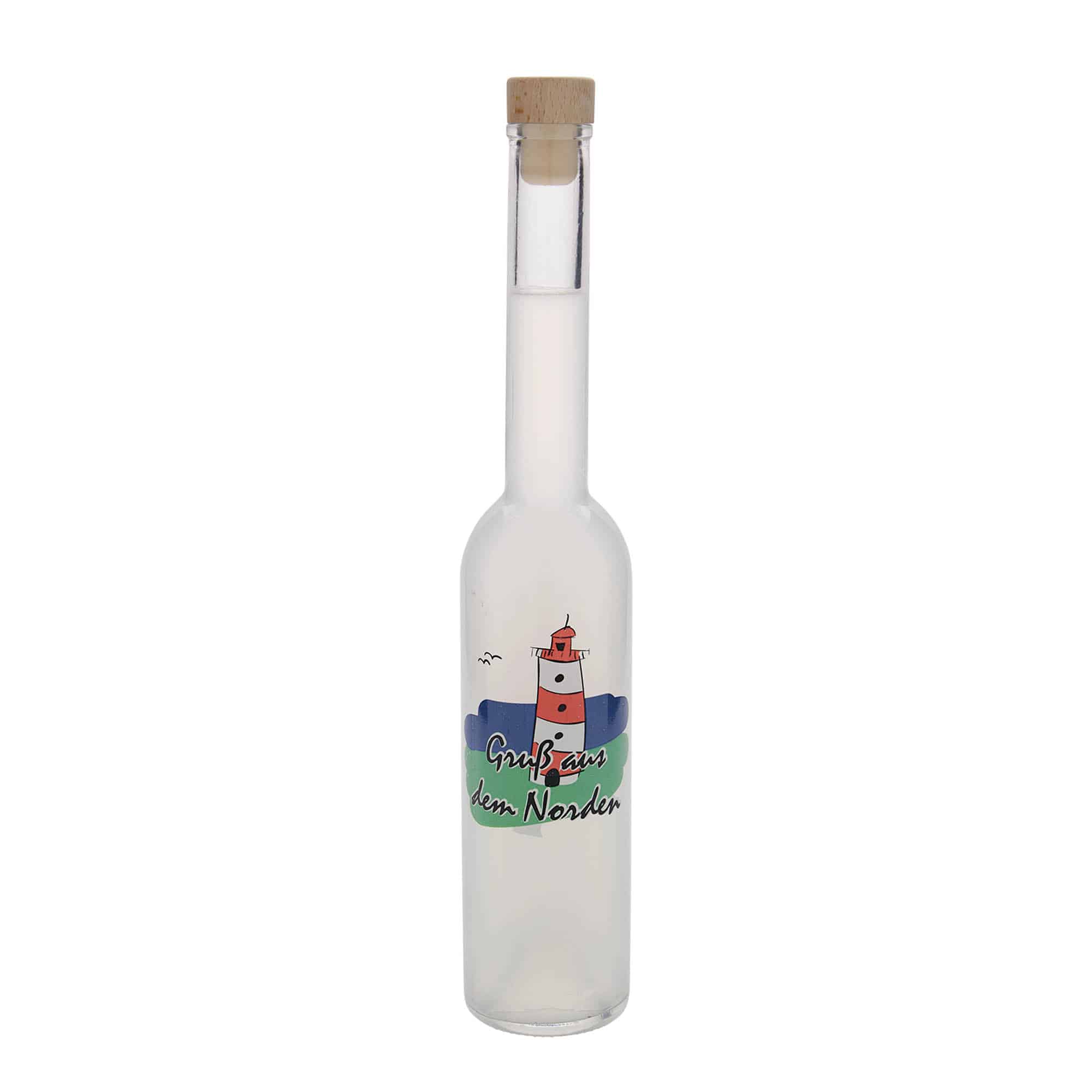 Staklena flaša 350 ml 'Opera', motiv: Sjever, otvor: Pluto