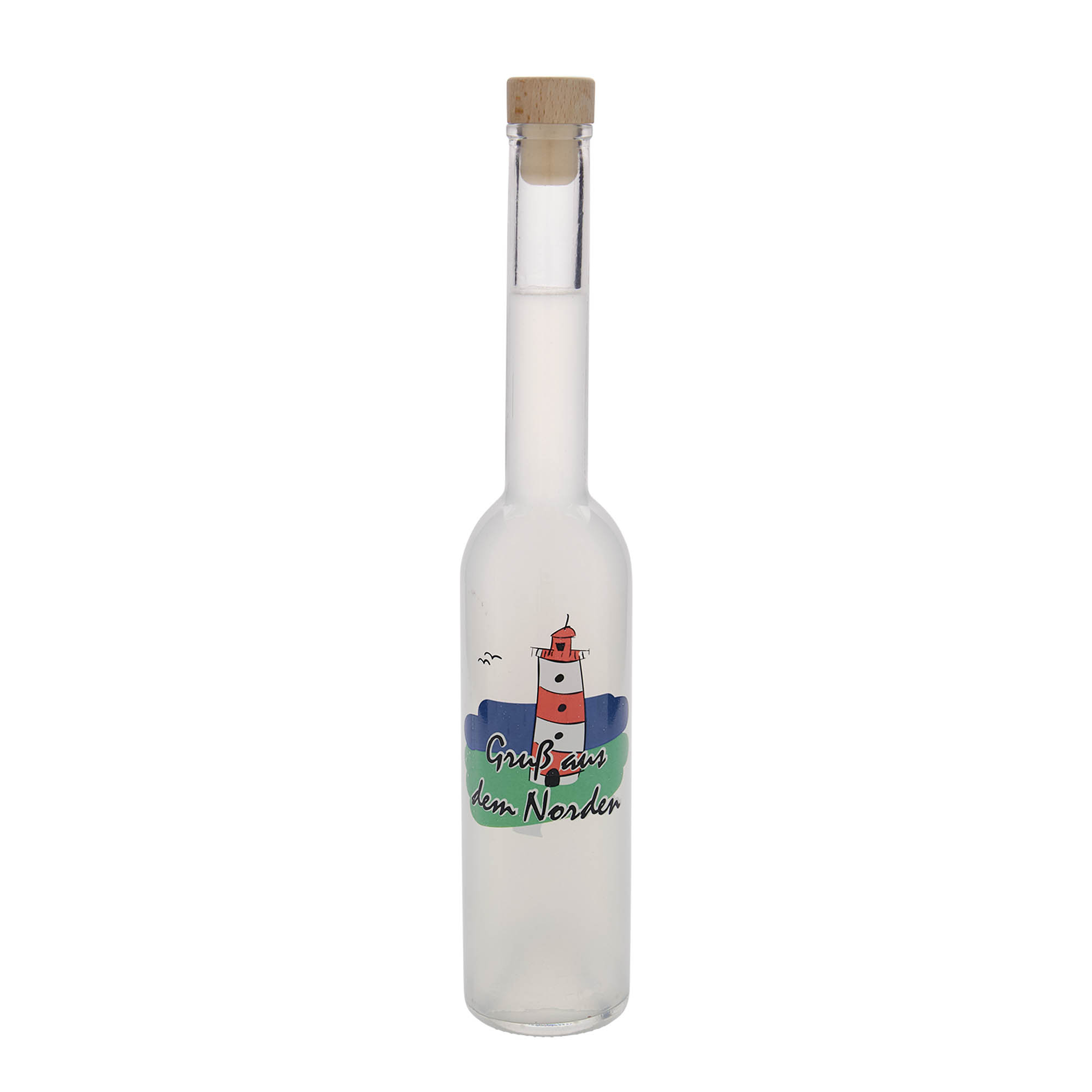 350 ml staklena boca 'Opera', motiv: Sjever, otvor: čep 350 ml staklena boca 'Opera', motiv: Sjever, otvor: čep