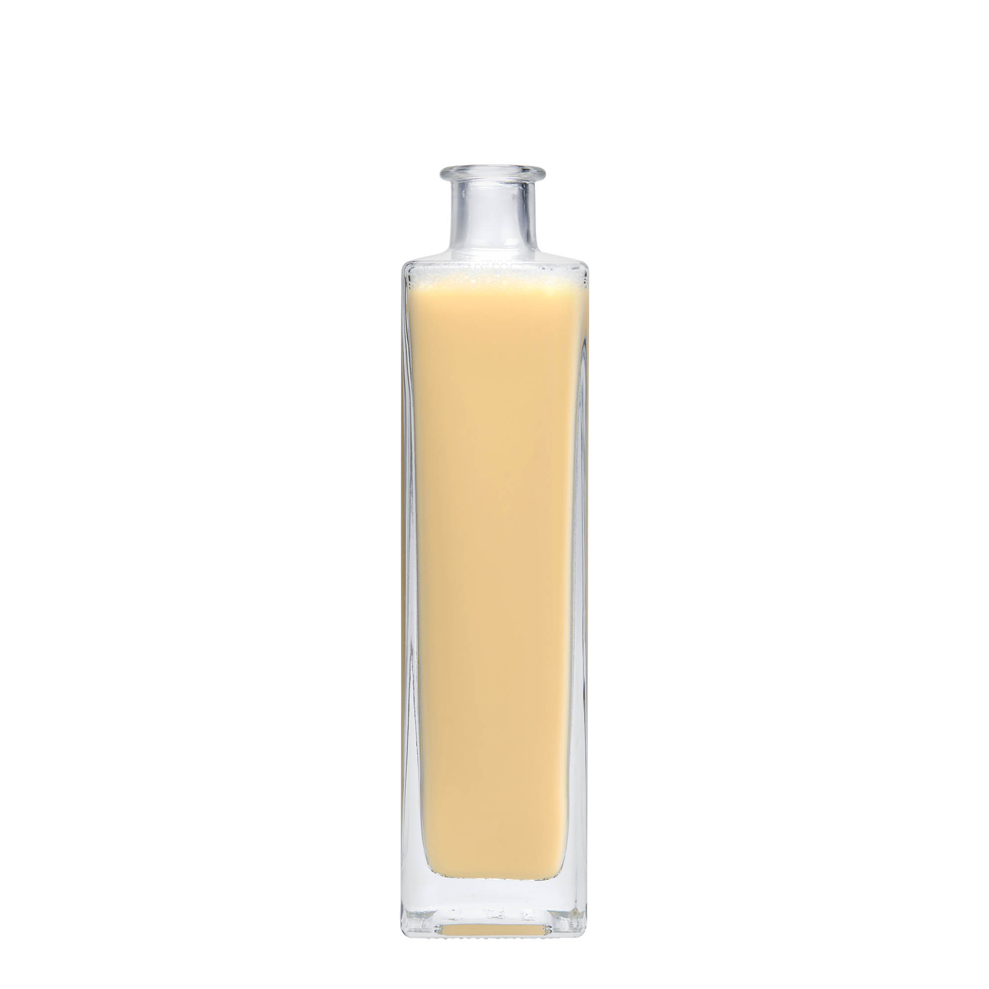 500 ml staklena boca 'Rafaello', kvadratna, grlo: čep 500 ml staklena boca 'Rafaello', kvadratna, grlo: čep