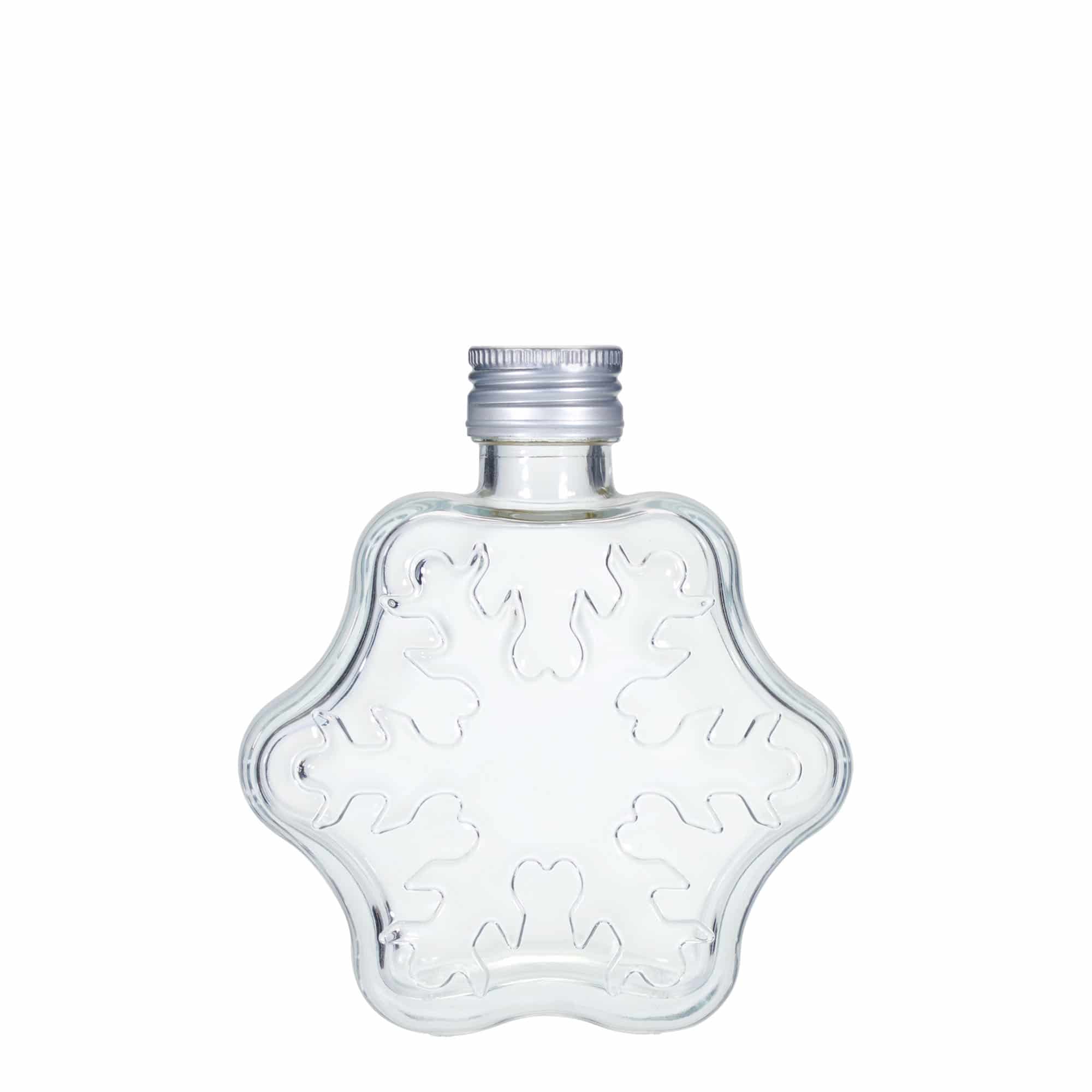 Staklena boca od 200 ml 'Snježna pahulja', otvor: PP 28
