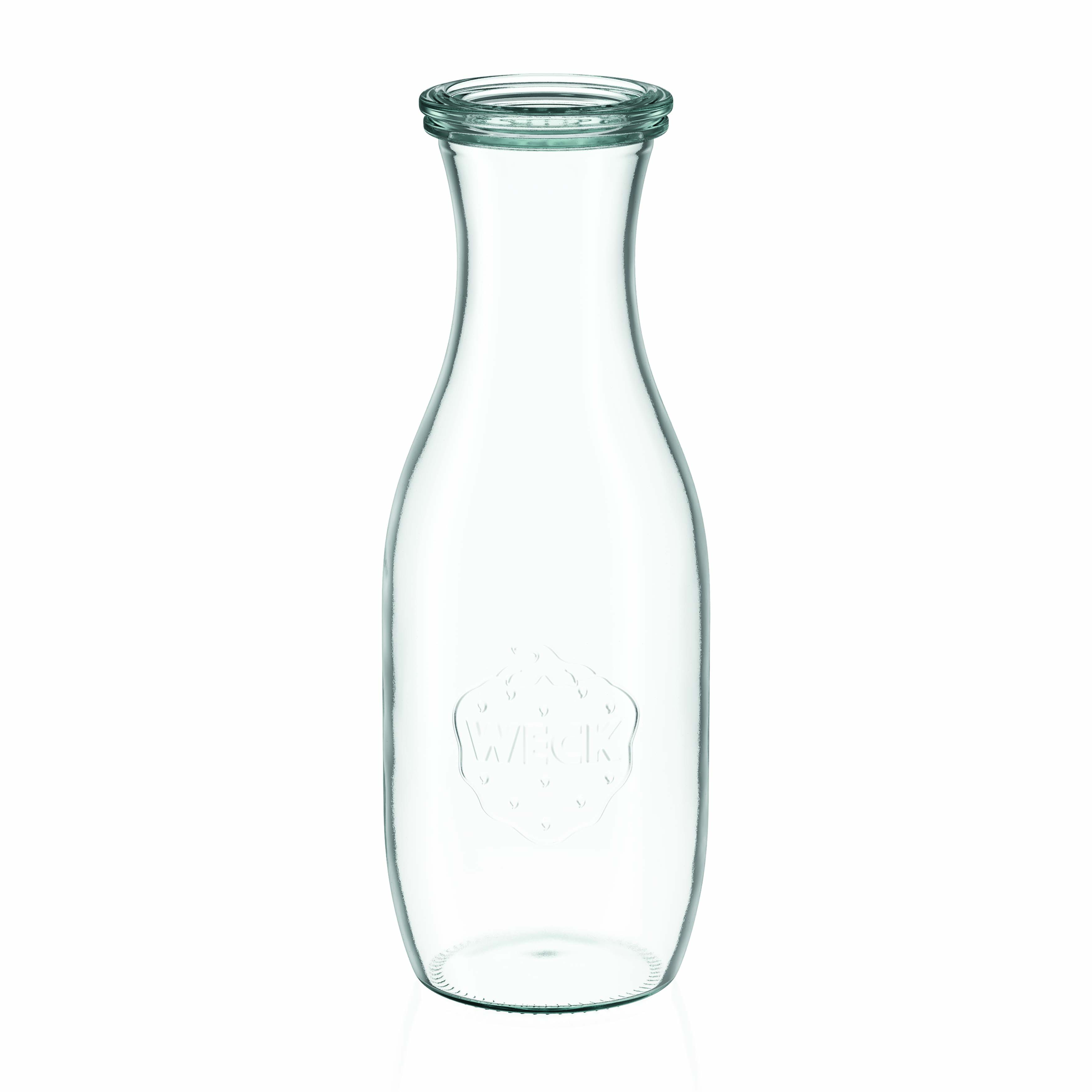 6x 1000 ml WECK flasa za sok sa staklenim poklopcem RR 60