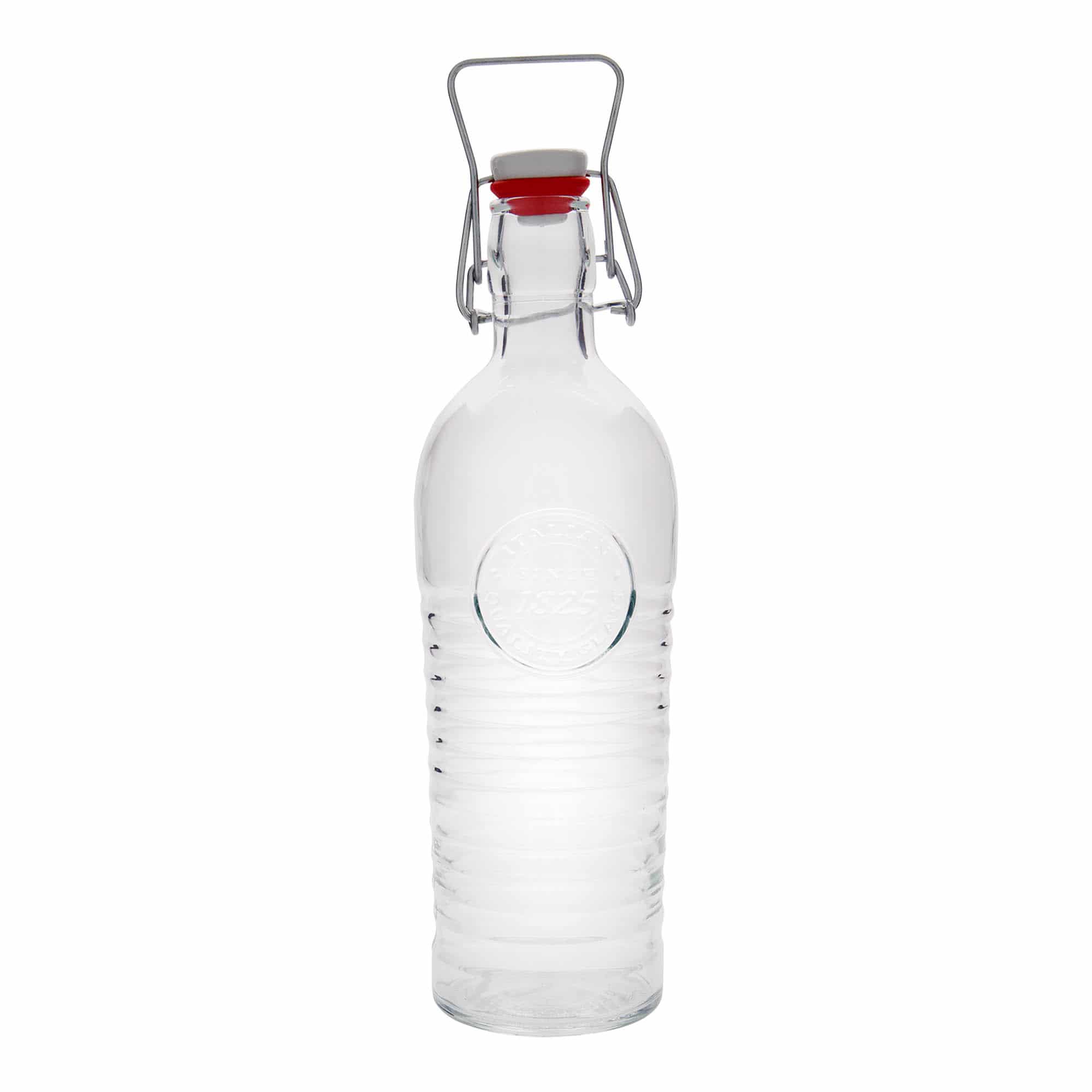 Staklena flaša 1.200 ml 'Officina 1825', otvor: Zatvarač sa žicom Staklena flaša 1.200 ml 'Officina 1825', otvor: Zatvarač sa žicom